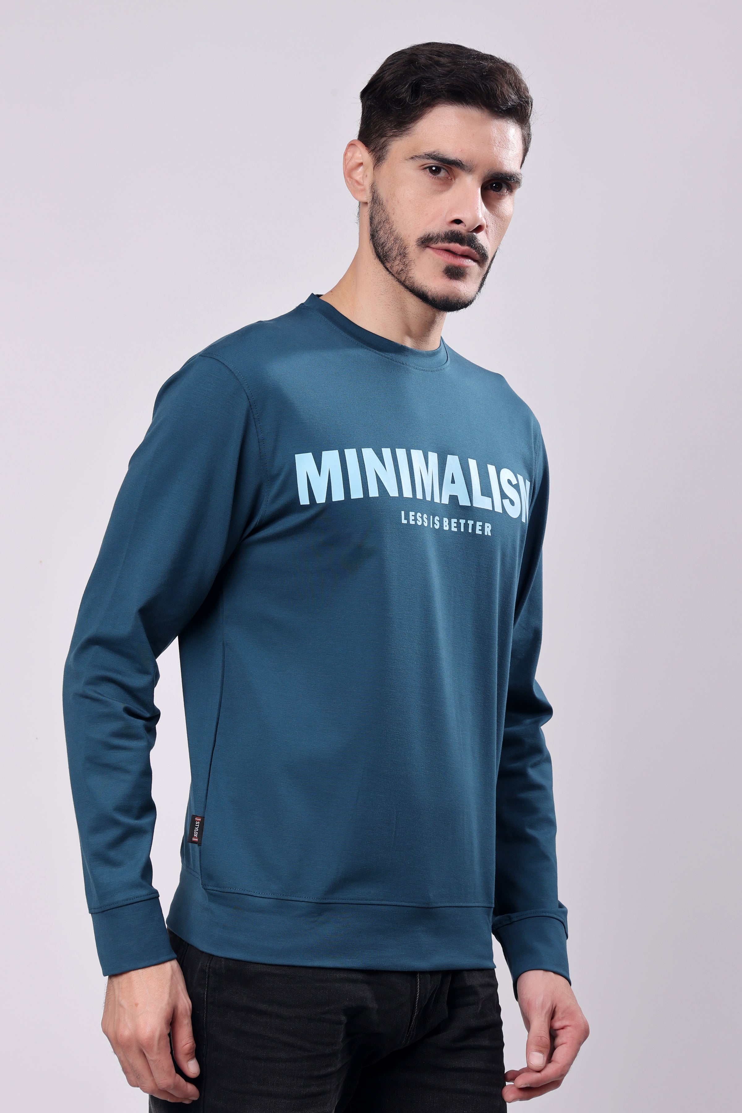 Stylox Full Sleeve Round Neck Printed Sweatshirt - Stylox