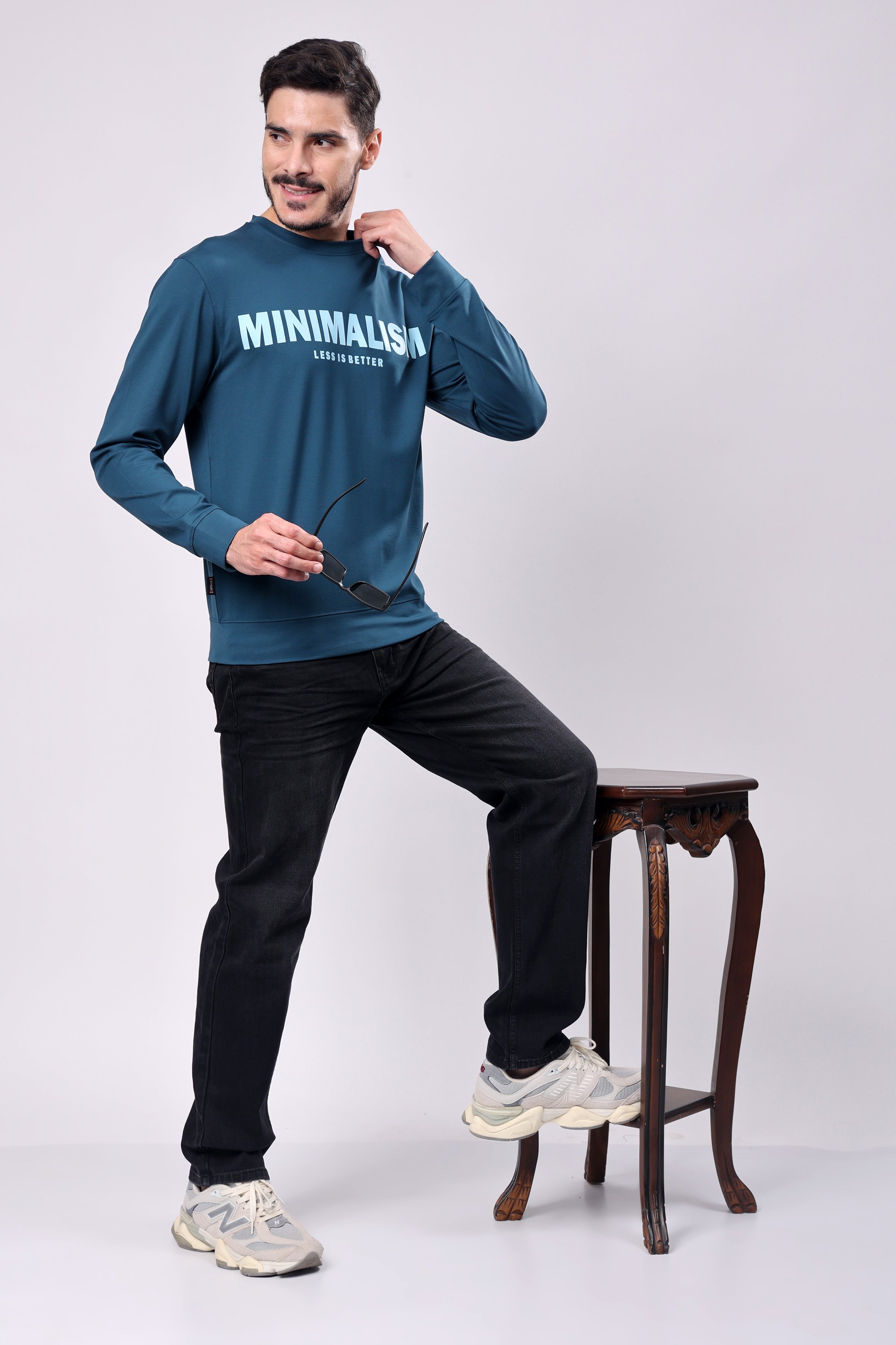 Stylox Full Sleeve Round Neck Printed Sweatshirt - Stylox