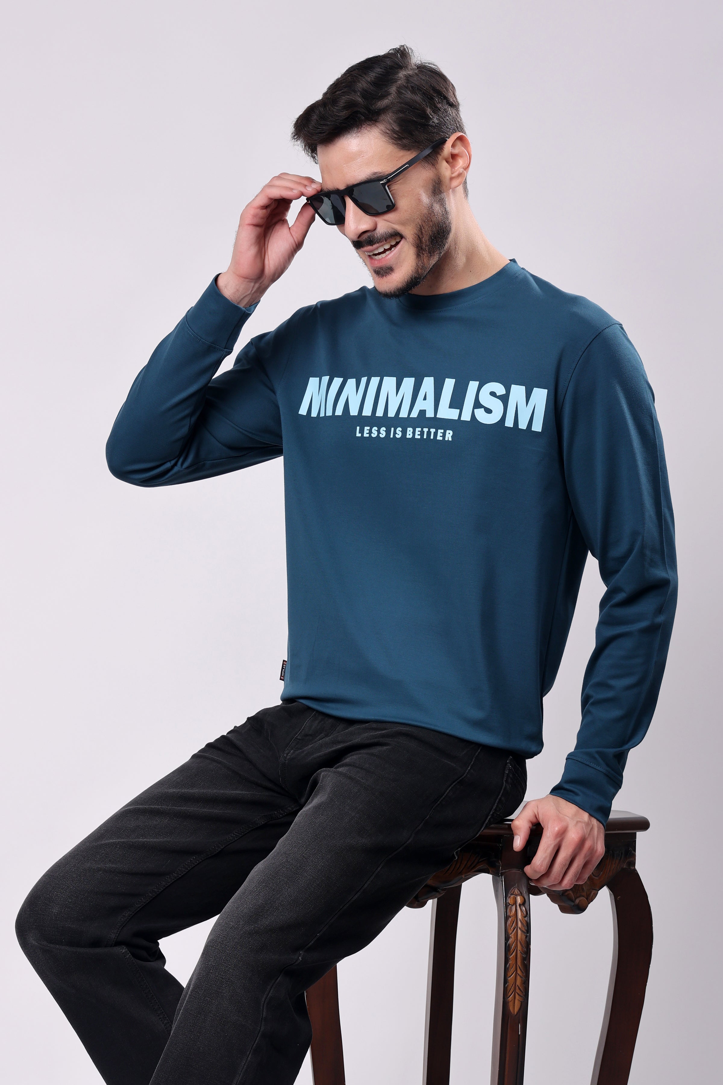 Stylox Full Sleeve Round Neck Printed Sweatshirt - Stylox