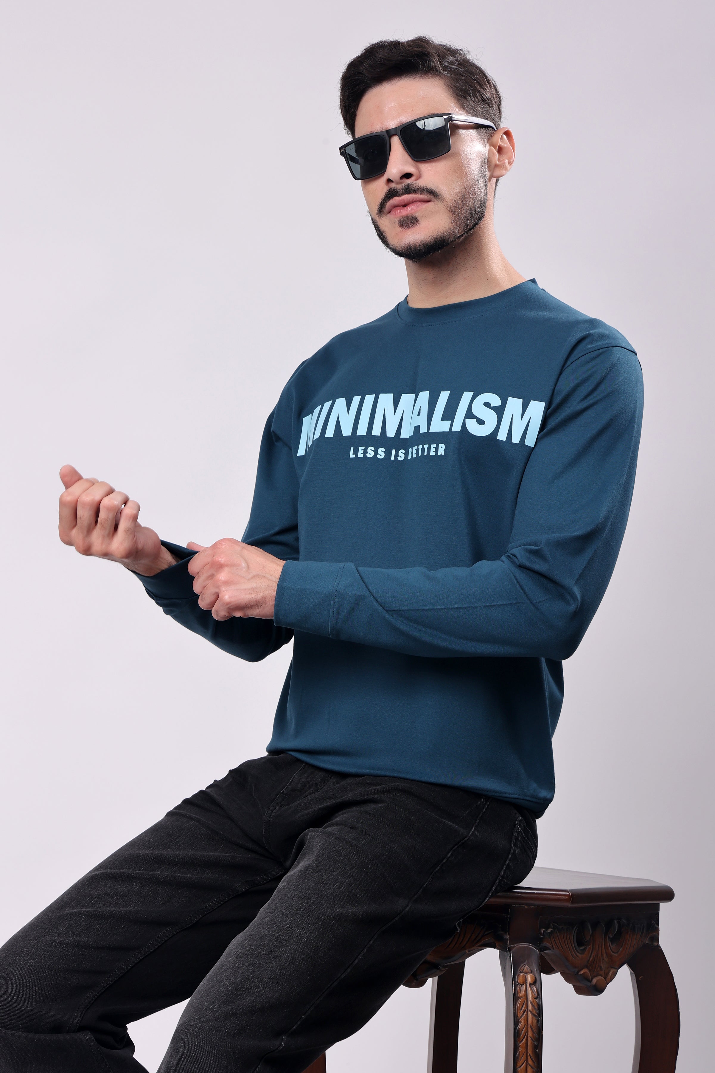Stylox Full Sleeve Round Neck Printed Sweatshirt - Stylox