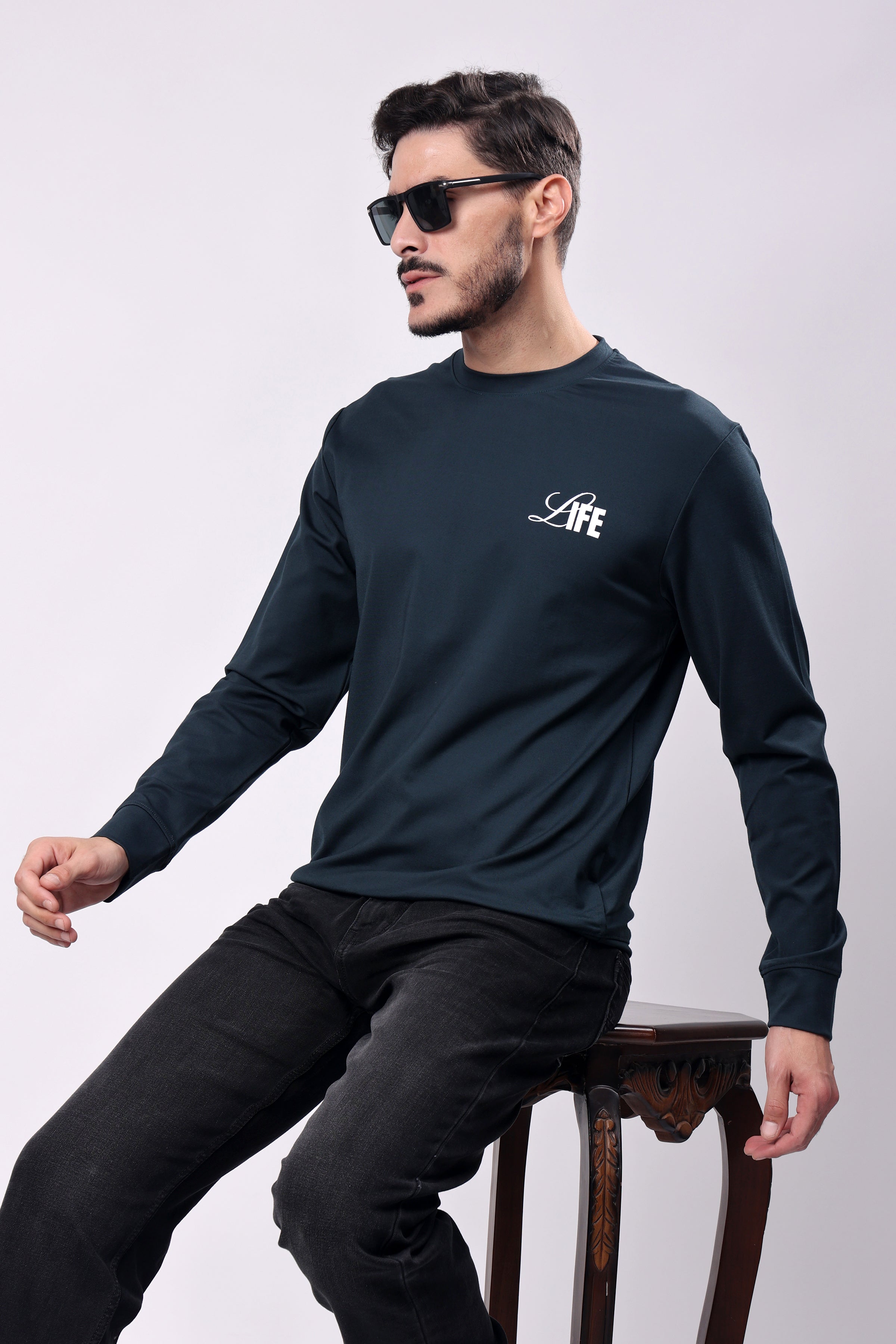 STYLOX Crew Neck Solid SWEATSHIRT - Stylox