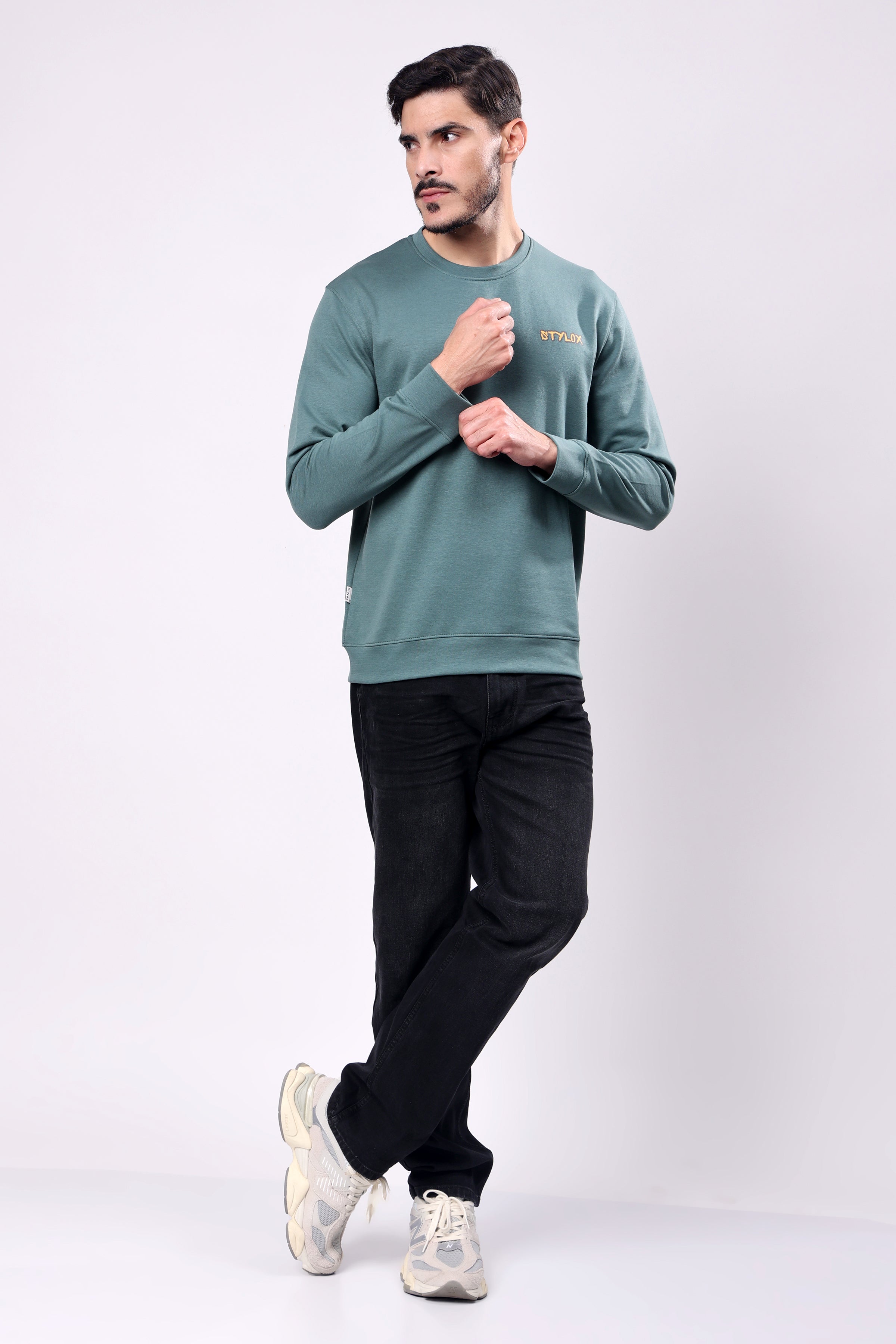 STYLOX Stylish Printed Round Neck SWEATSHIRT - Stylox