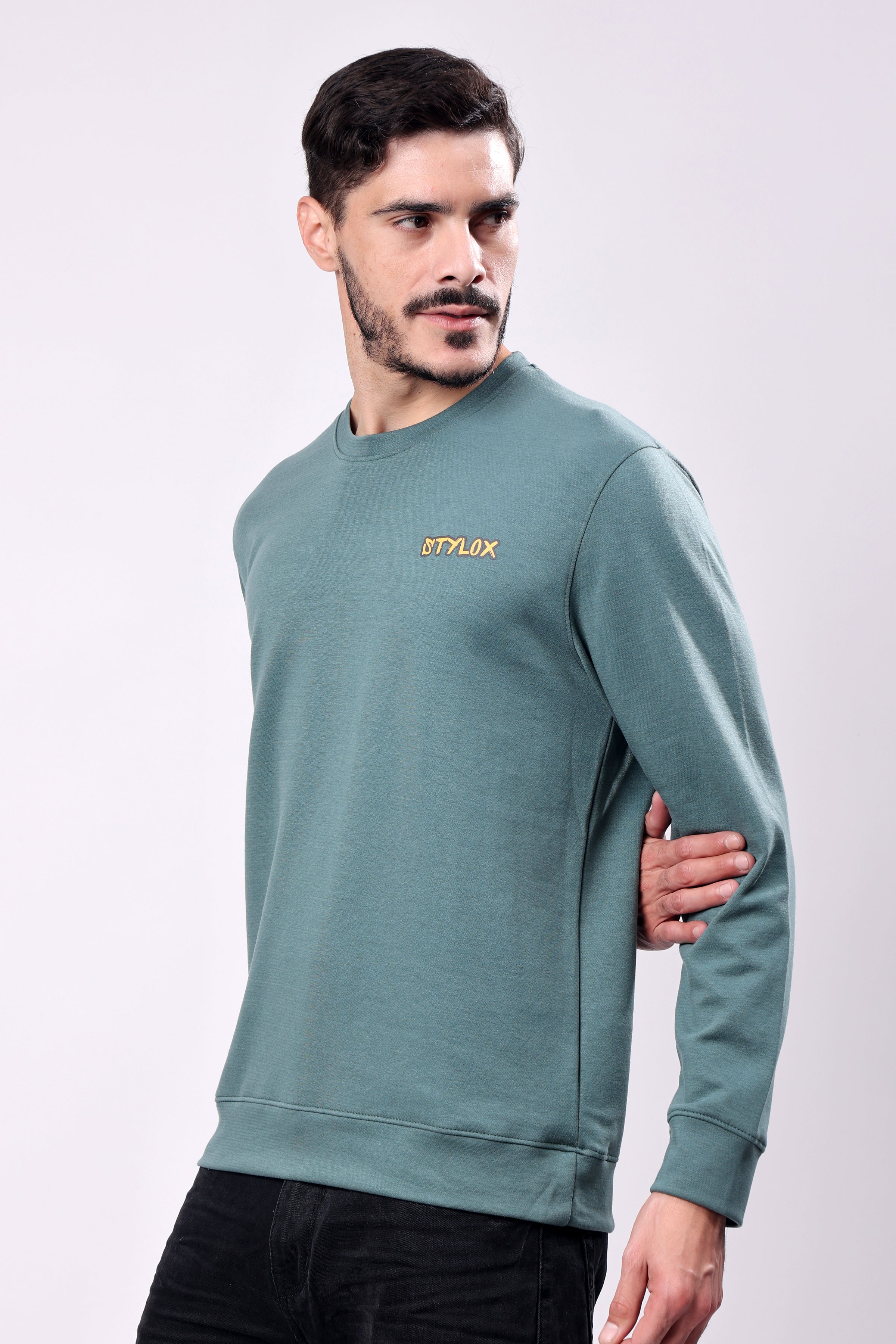 STYLOX Stylish Printed Round Neck SWEATSHIRT - Stylox
