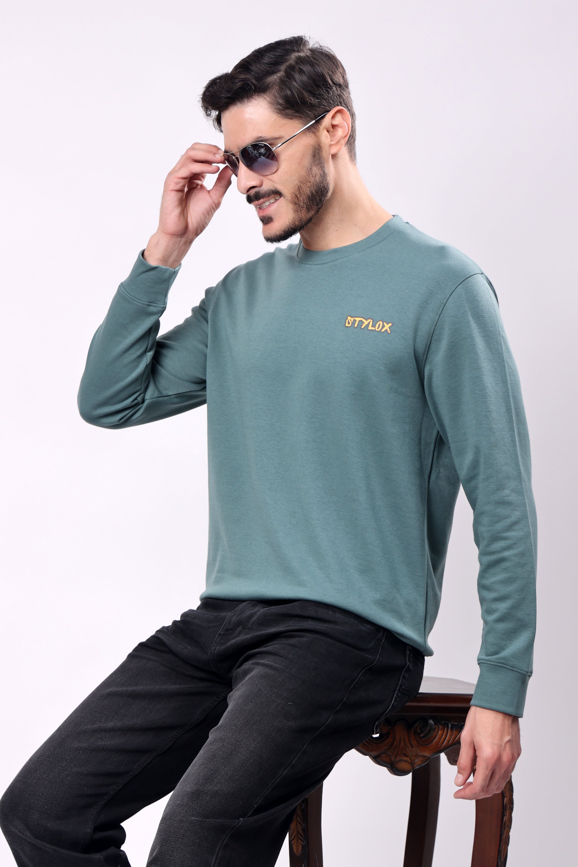 STYLOX Stylish Printed Round Neck SWEATSHIRT - Stylox