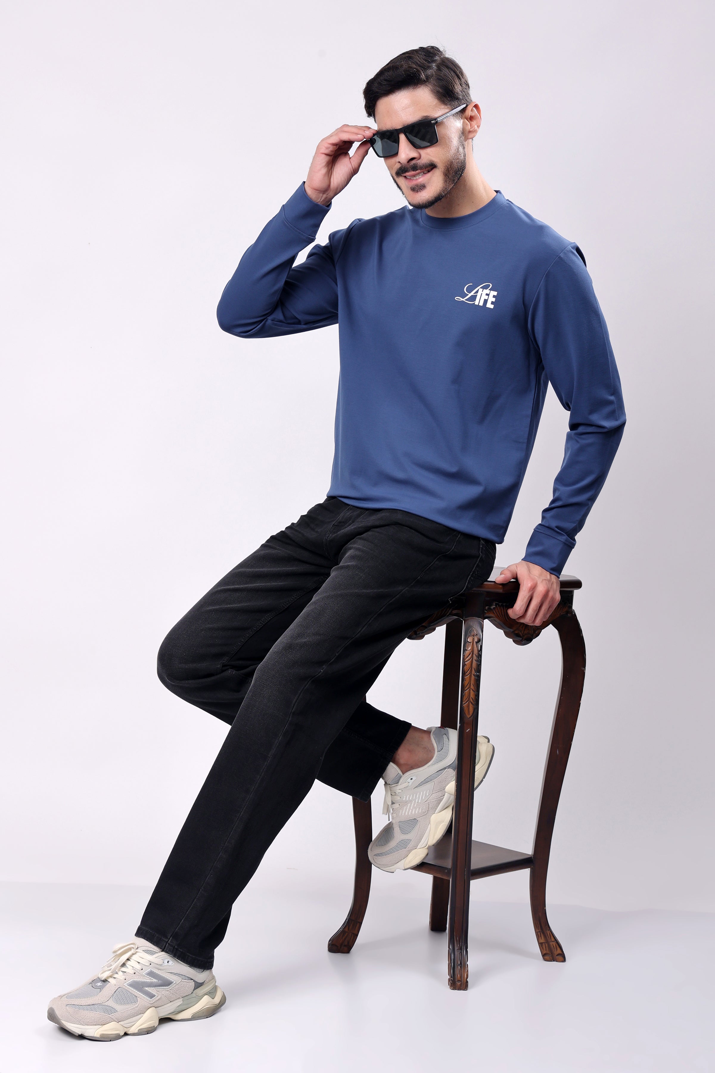 STYLOX Crew Neck Solid SWEATSHIRT - Stylox