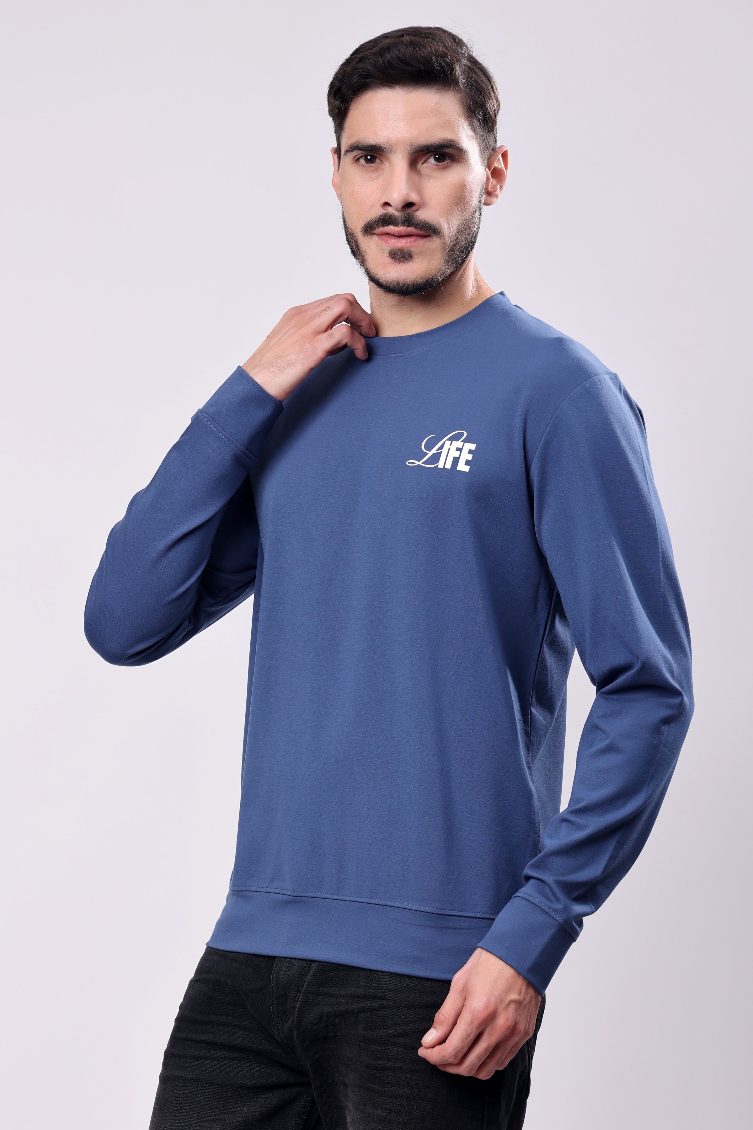 STYLOX Crew Neck Solid SWEATSHIRT - Stylox