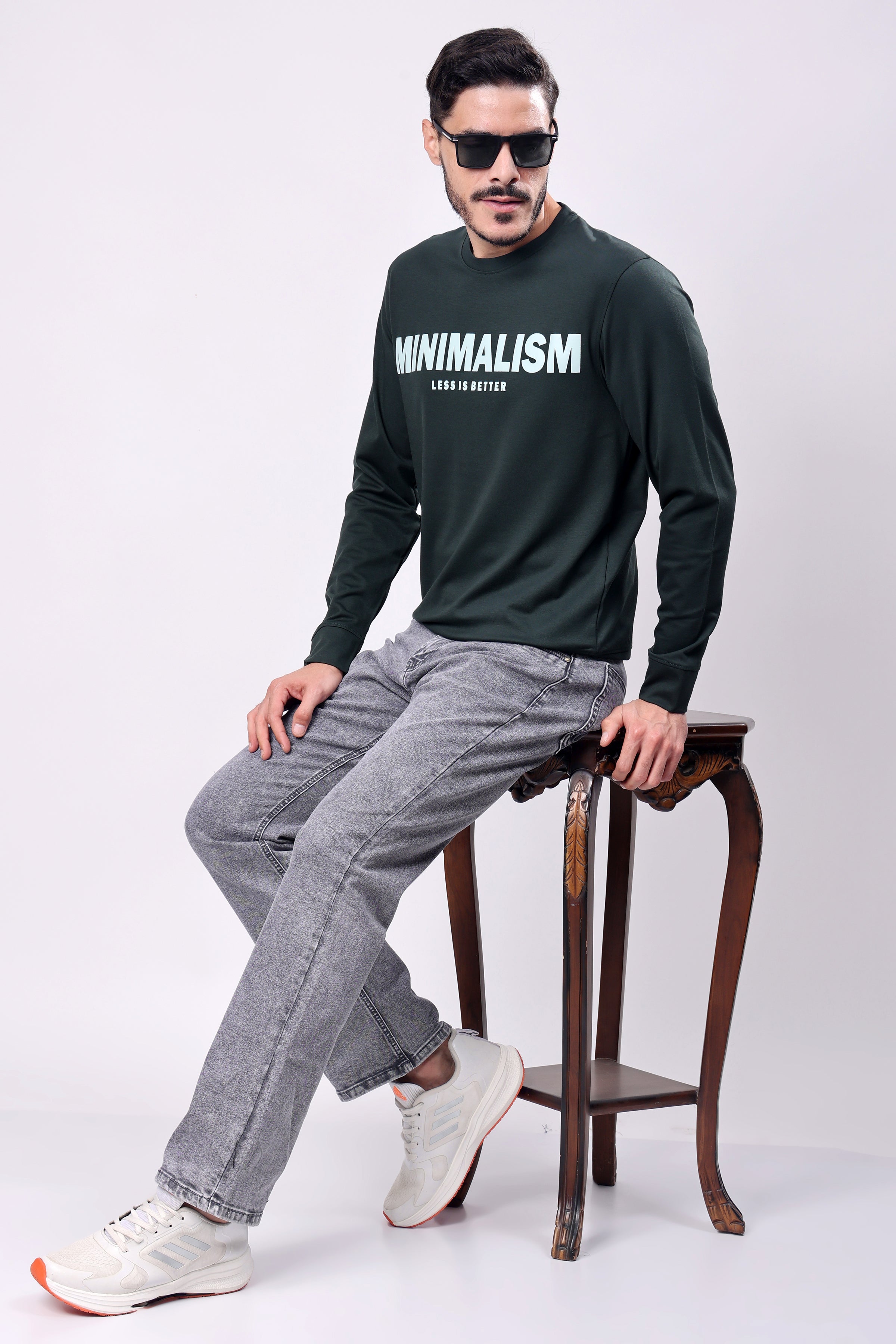 Stylox Round Neck Full Sleeve Printed Sweatshirt - Stylox