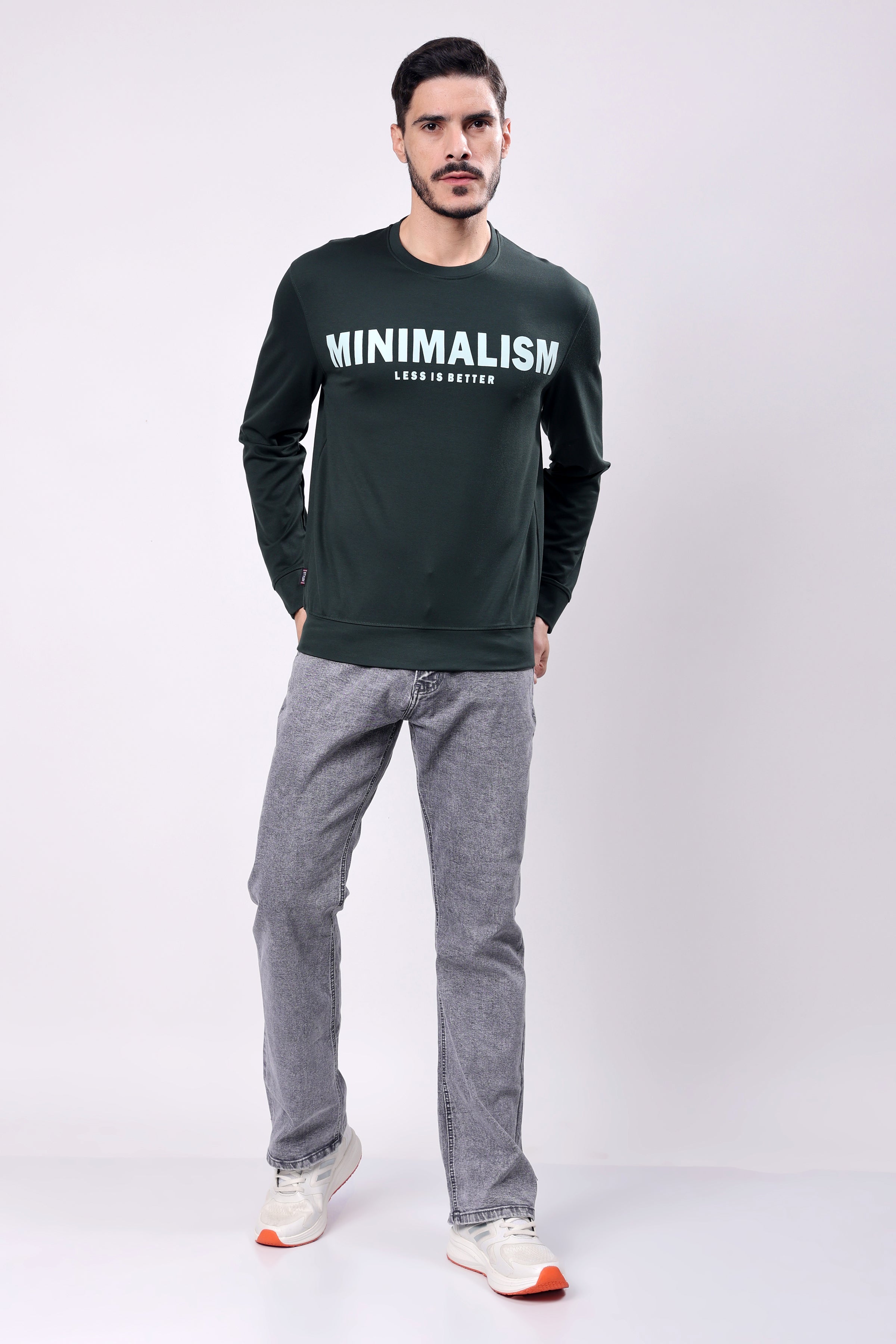 Stylox Round Neck Full Sleeve Printed Sweatshirt - Stylox
