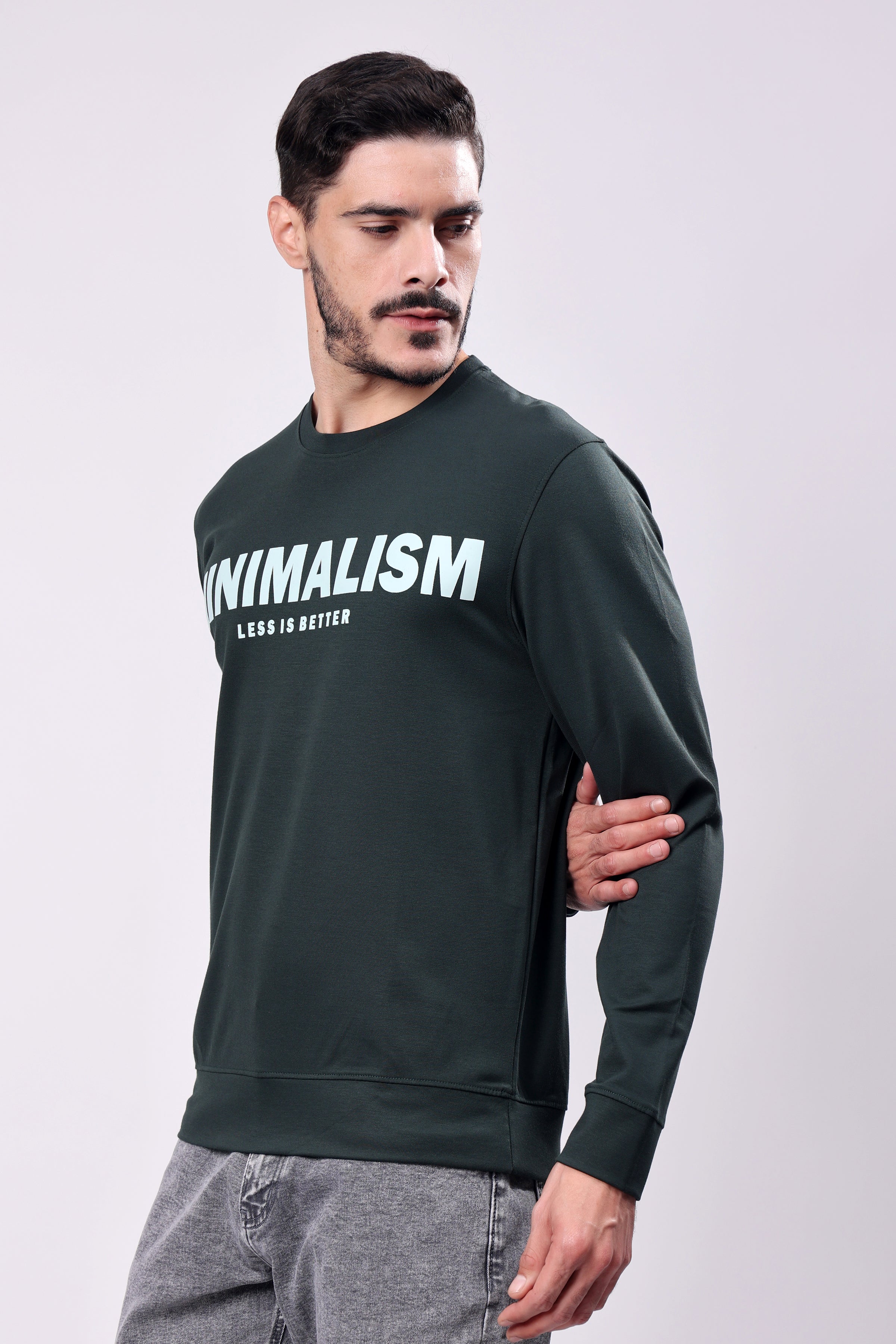 Stylox Round Neck Full Sleeve Printed Sweatshirt - Stylox