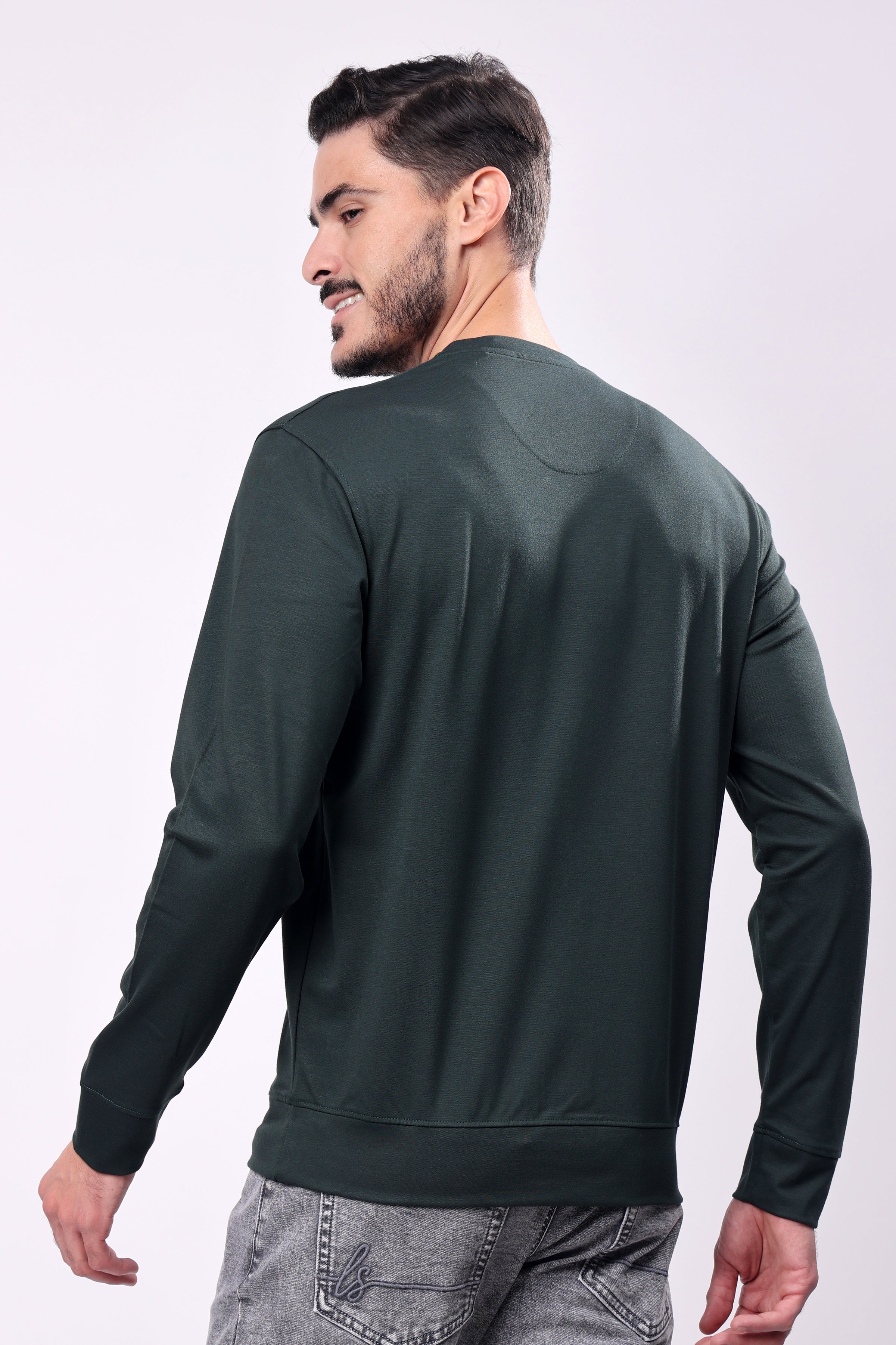 Stylox Round Neck Full Sleeve Printed Sweatshirt - Stylox