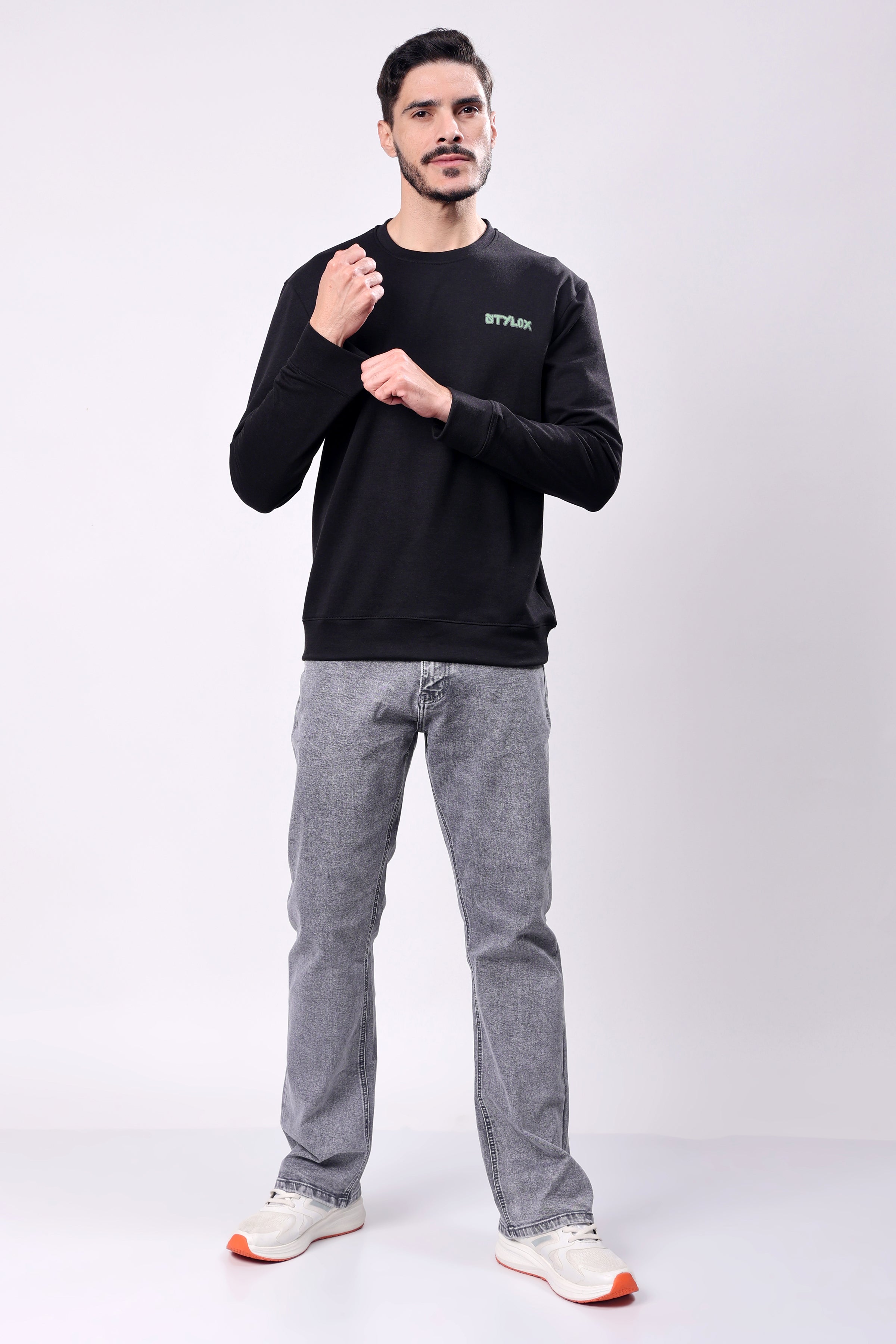 STYLOX Stylish Printed Round Neck SWEATSHIRT - Stylox