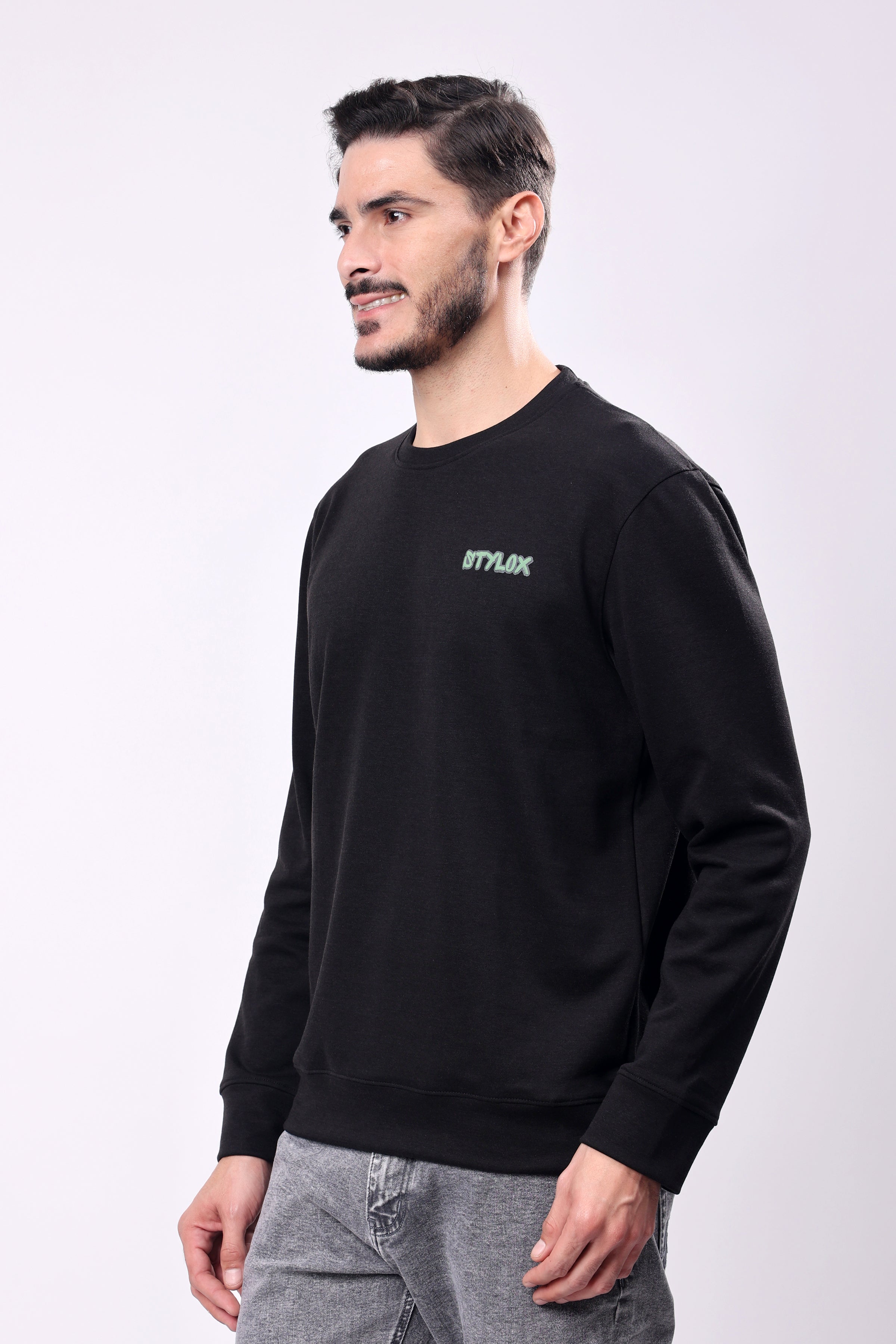 STYLOX Stylish Printed Round Neck SWEATSHIRT - Stylox