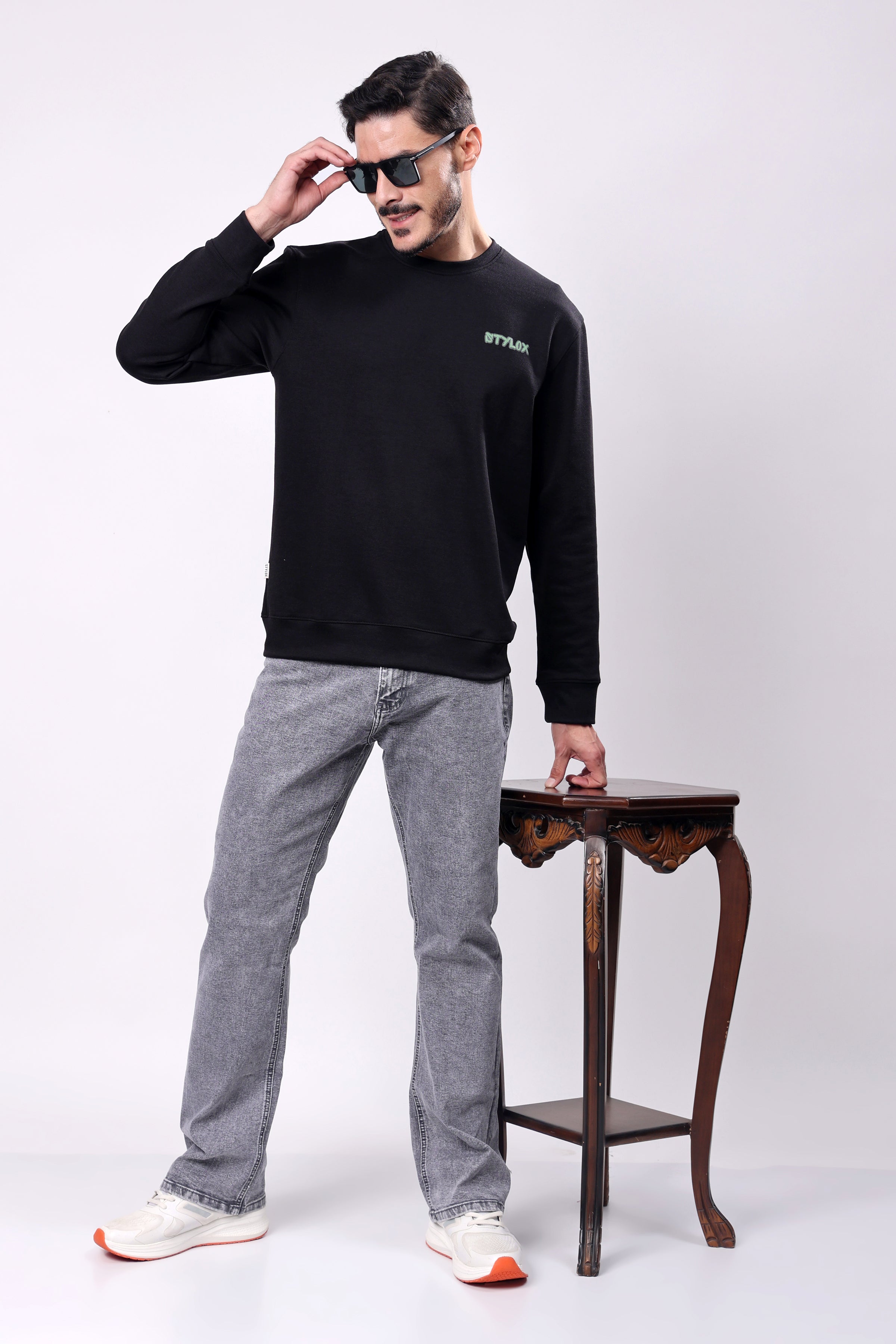 STYLOX Stylish Printed Round Neck SWEATSHIRT - Stylox