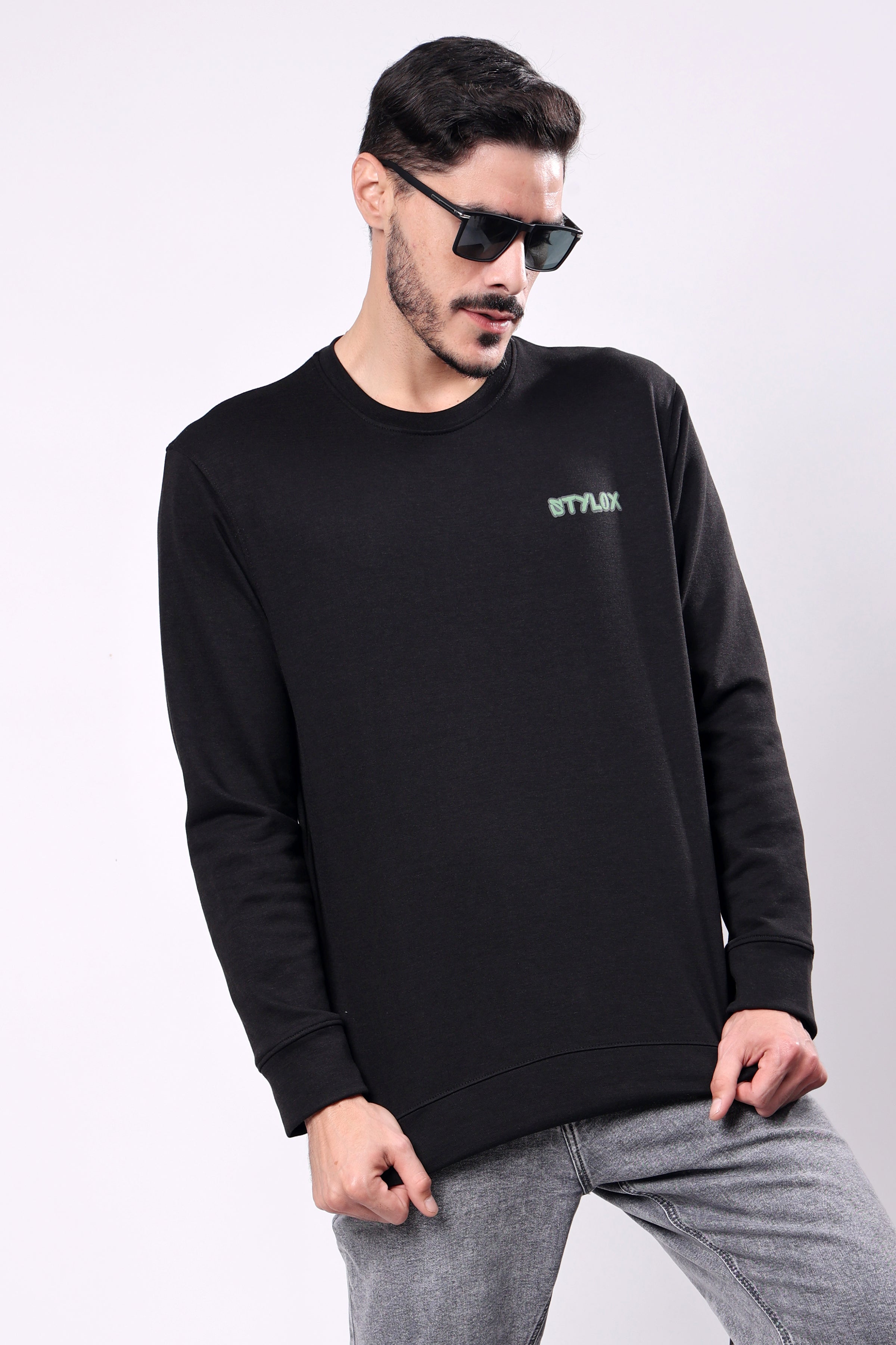 STYLOX Stylish Printed Round Neck SWEATSHIRT - Stylox