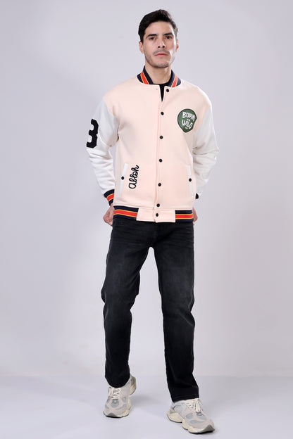 STYLOX Printed Varsity Jacket