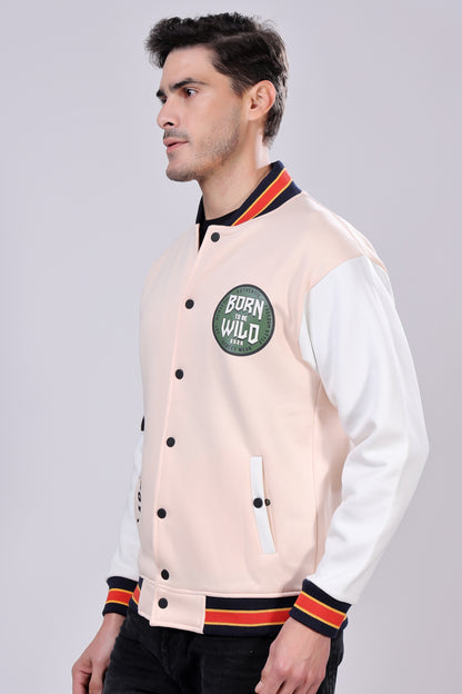 STYLOX Printed Varsity Jacket