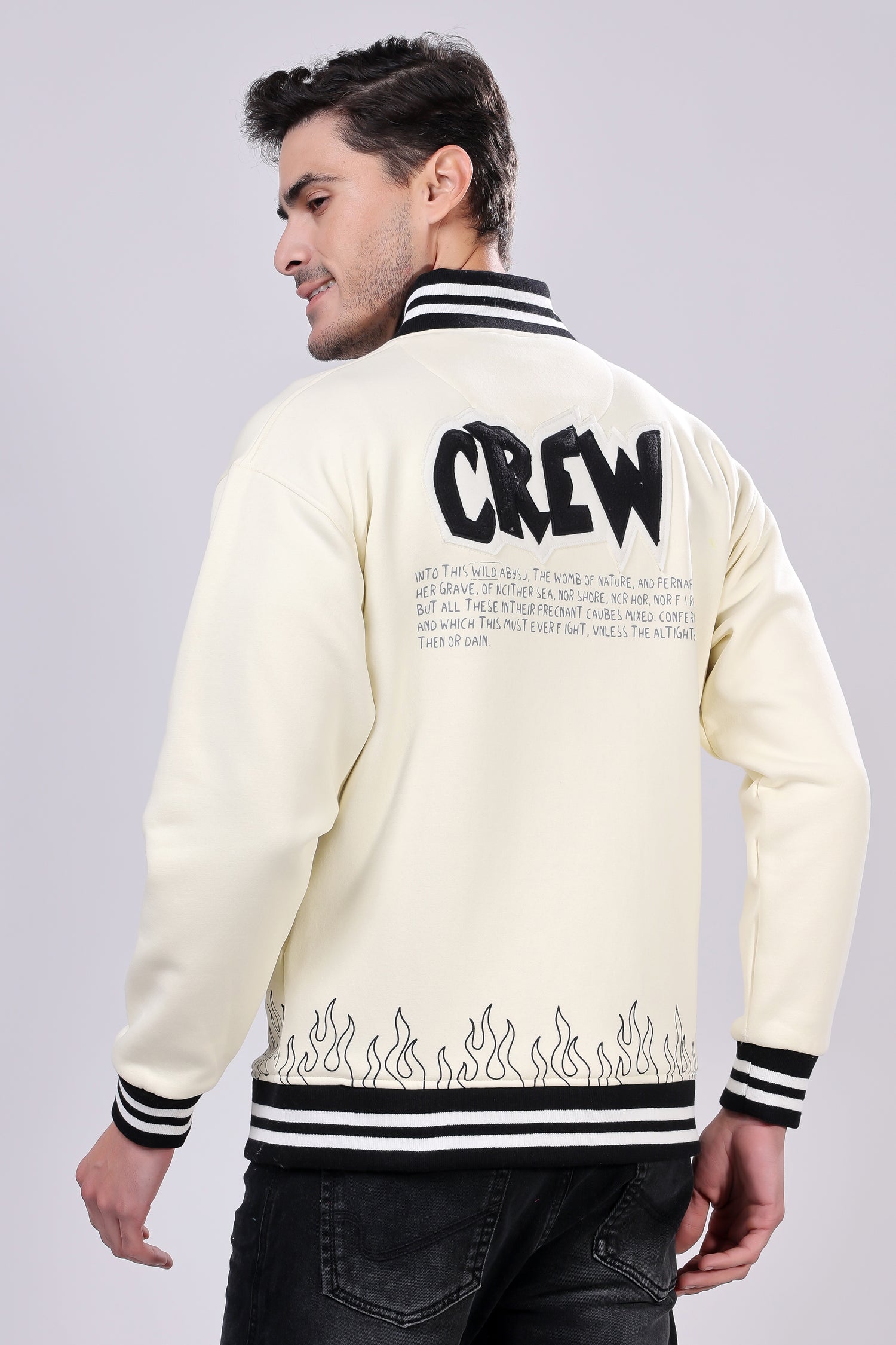 STYLOX Stylish Slim Fit Varsity Jacket