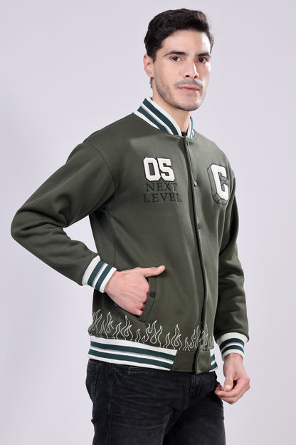 STYLOX Stylish Slim Fit Varsity Jacket