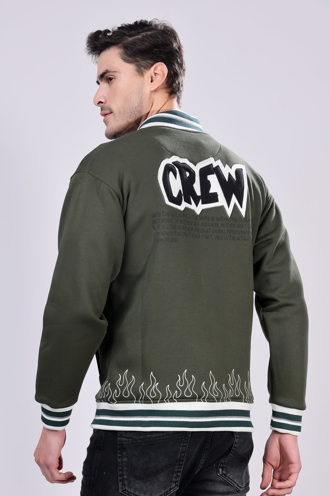 STYLOX Stylish Slim Fit Varsity Jacket