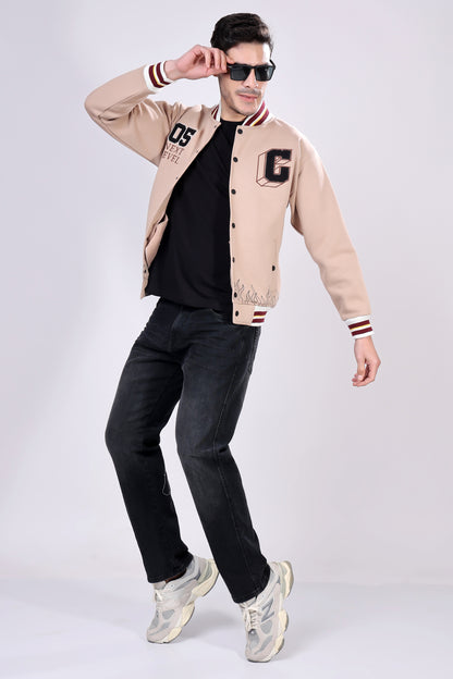 STYLOX Stylish Slim Fit Varsity Jacket