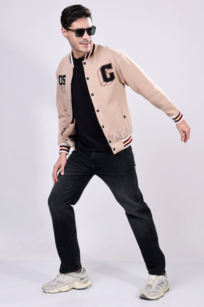 STYLOX Stylish Slim Fit Varsity Jacket