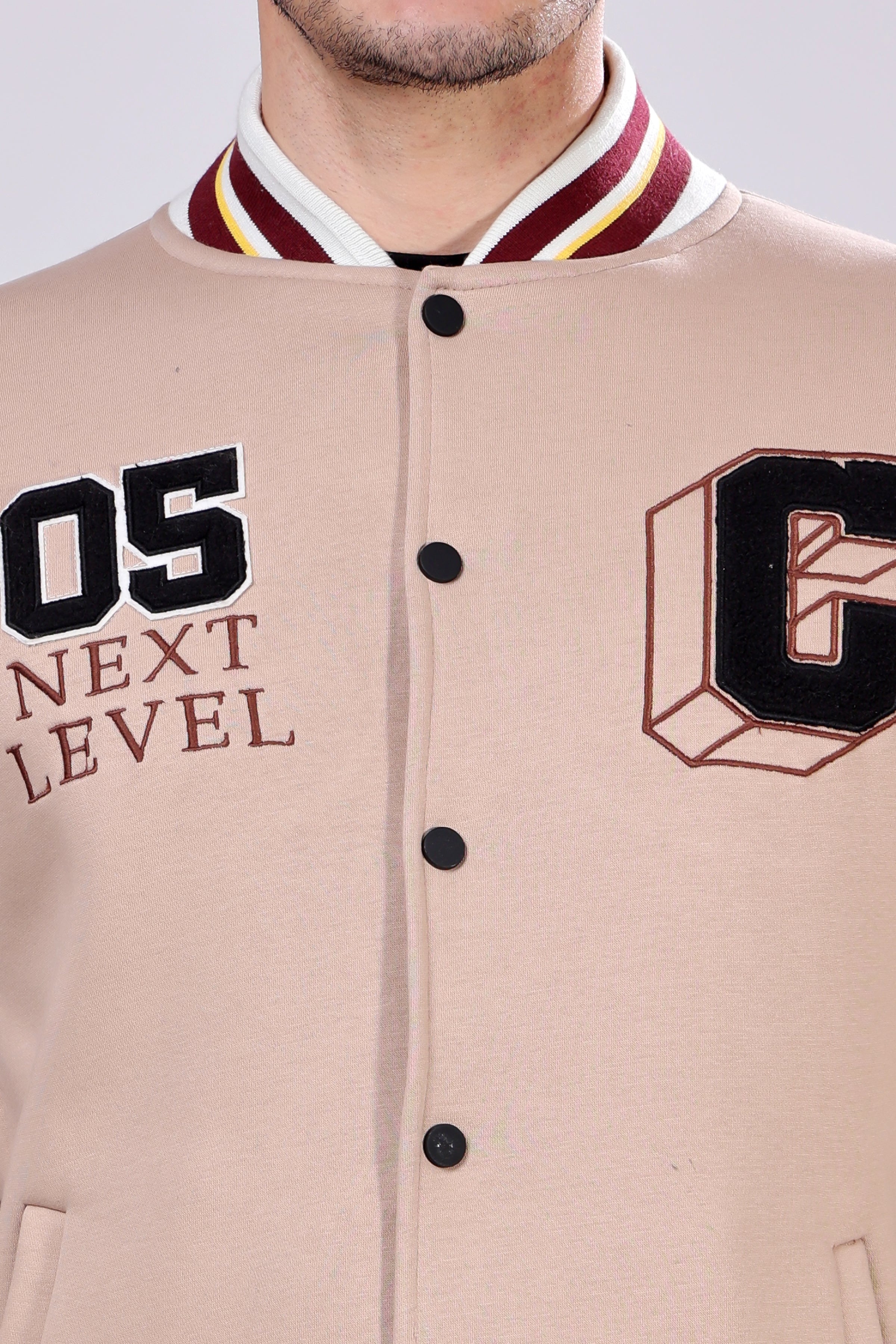STYLOX Stylish Slim Fit Varsity Jacket