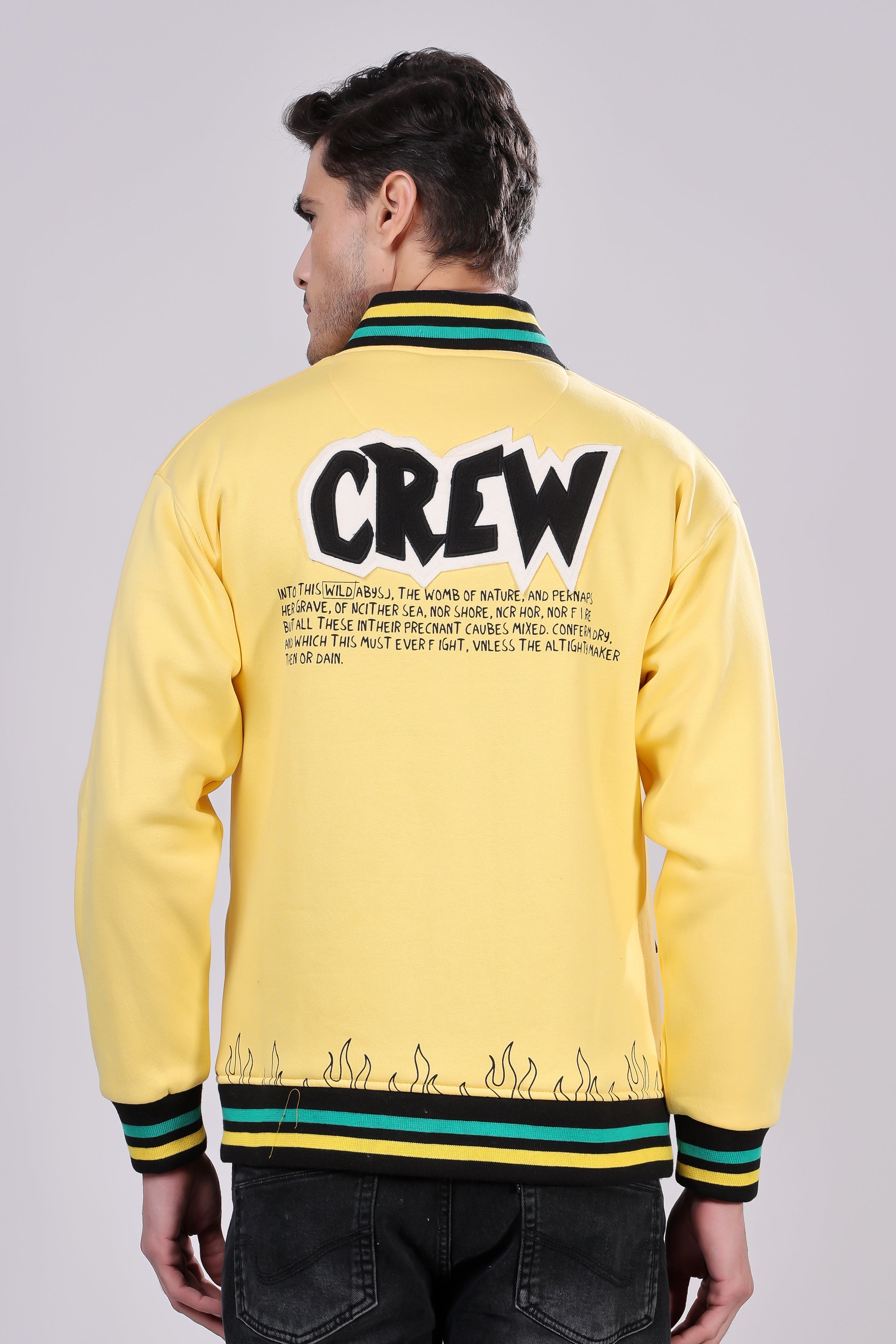 STYLOX Stylish Slim Fit Varsity Jacket - Stylox