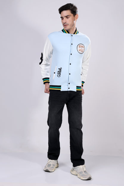 STYLOX Printed Varsity Jacket