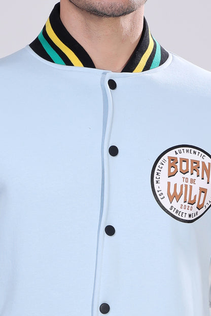 STYLOX Printed Varsity Jacket
