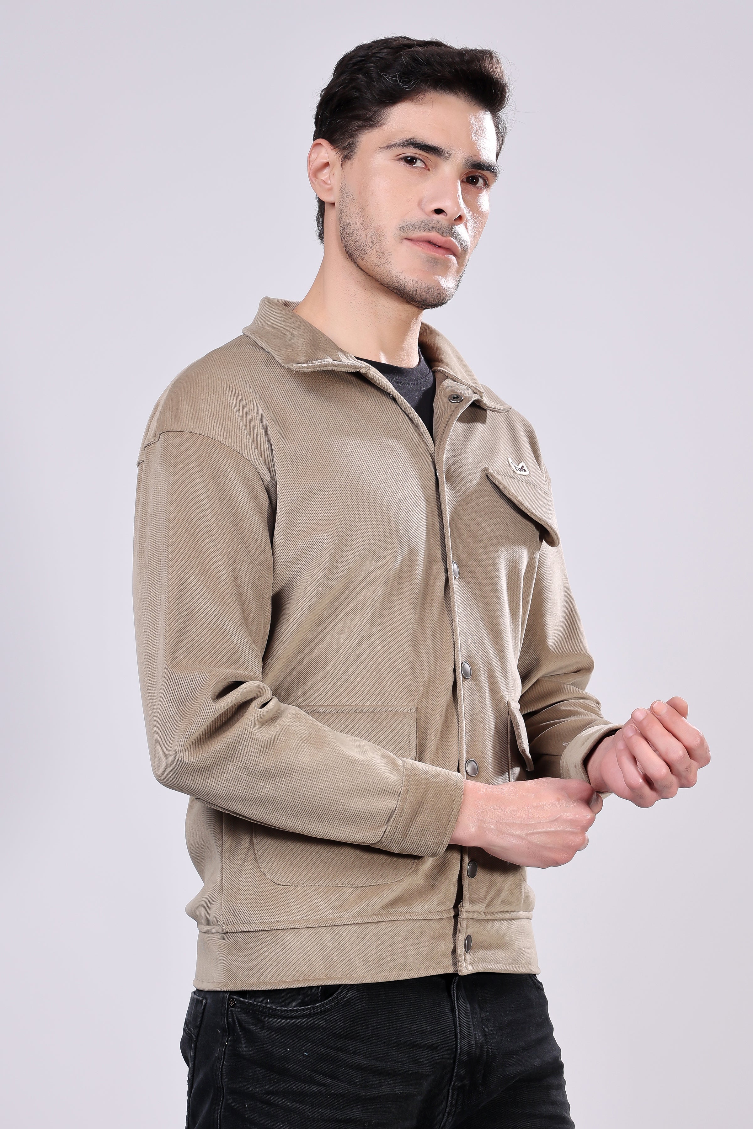 STYLOX Stylish Corduroy Solid Jacket - Stylox