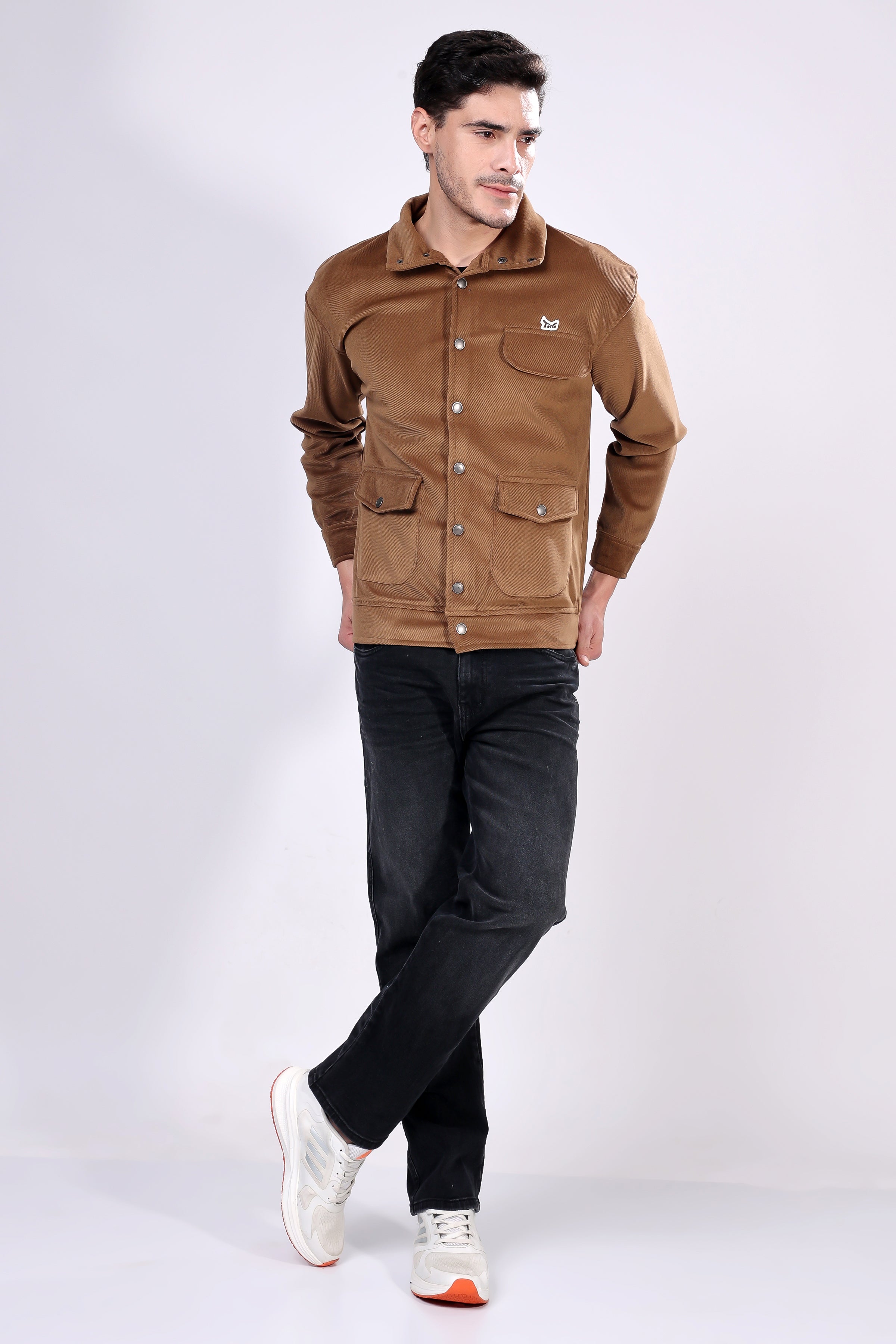 STYLOX Stylish Corduroy Solid Jacket - Stylox