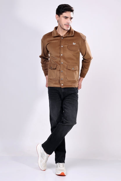 STYLOX Stylish Corduroy Solid Jacket