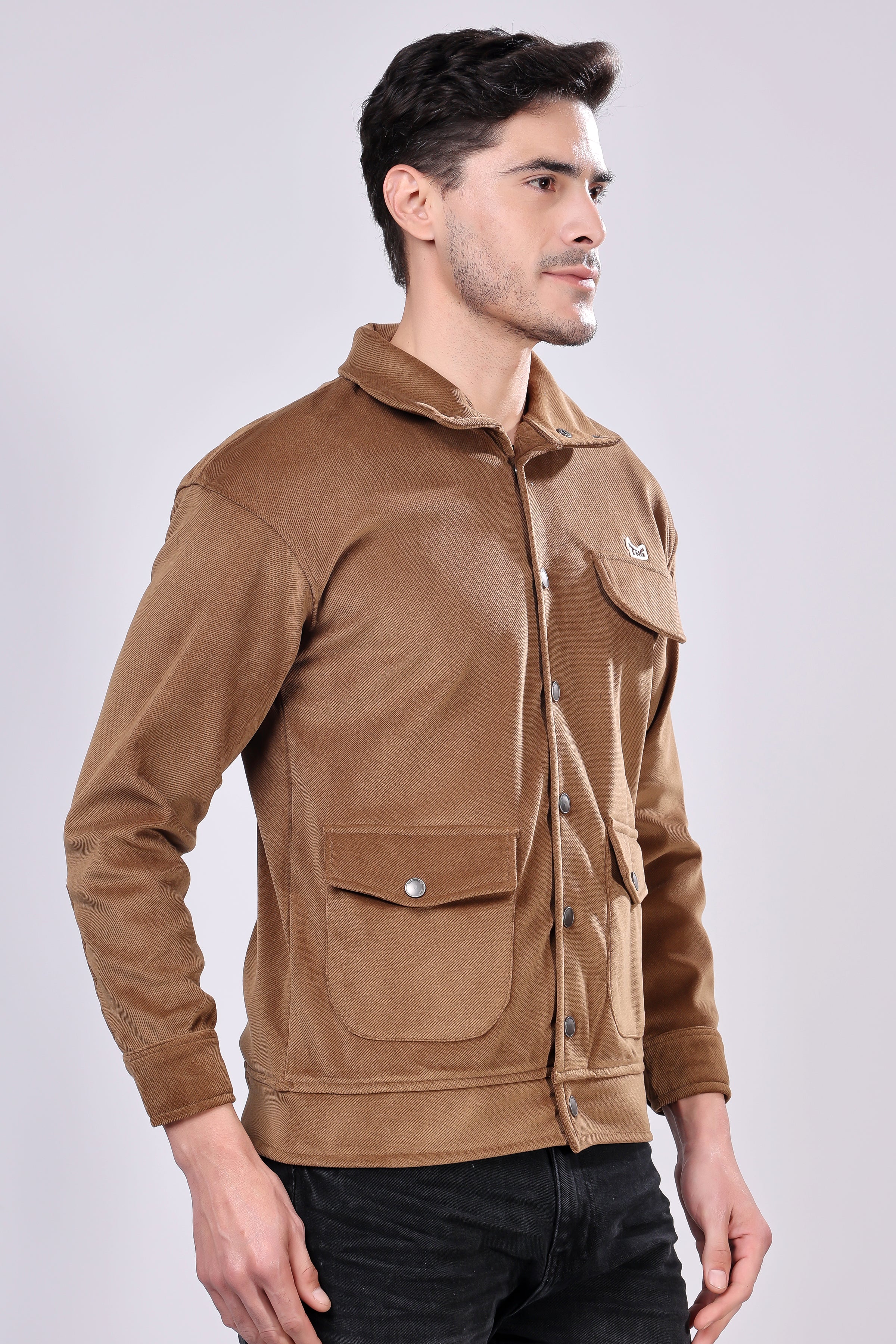 STYLOX Stylish Corduroy Solid Jacket - Stylox