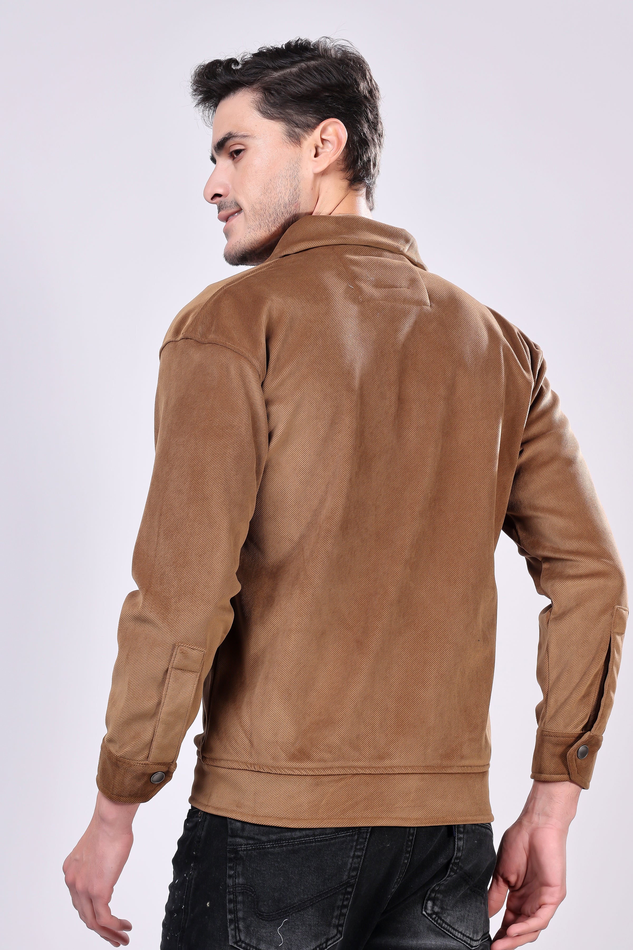 STYLOX Stylish Corduroy Solid Jacket - Stylox