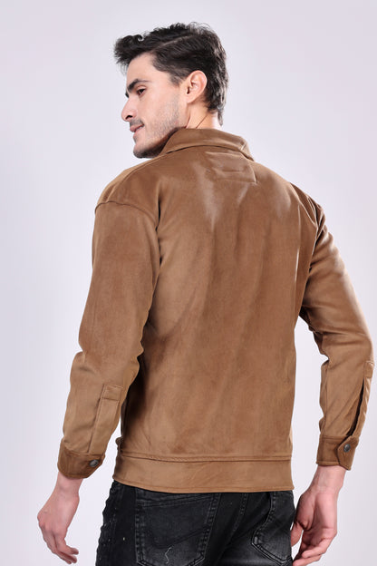STYLOX Stylish Corduroy Solid Jacket
