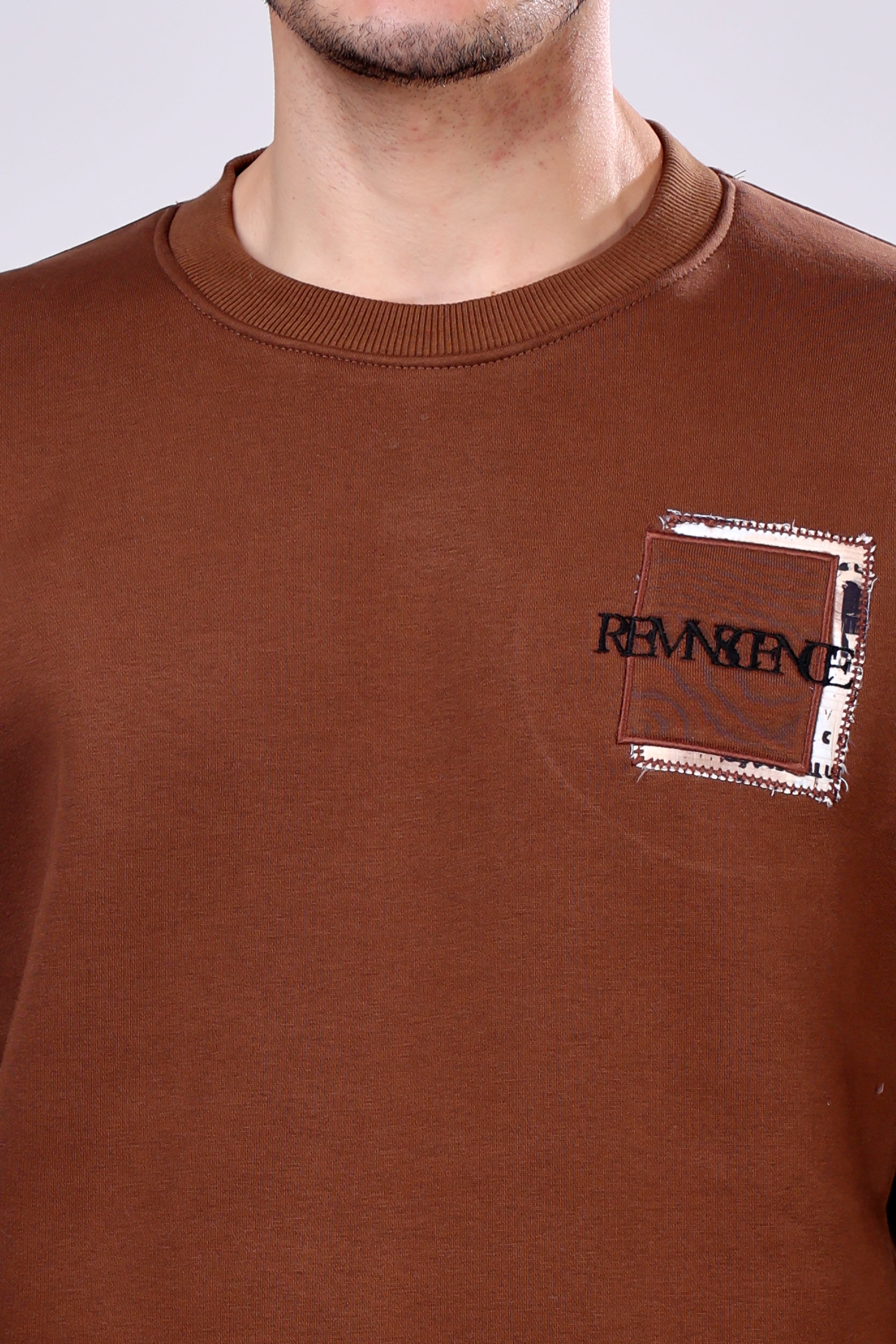 Stylox Men’s Printed Round Neck Sweatshirt – Casual Comfort with Trendy Prints