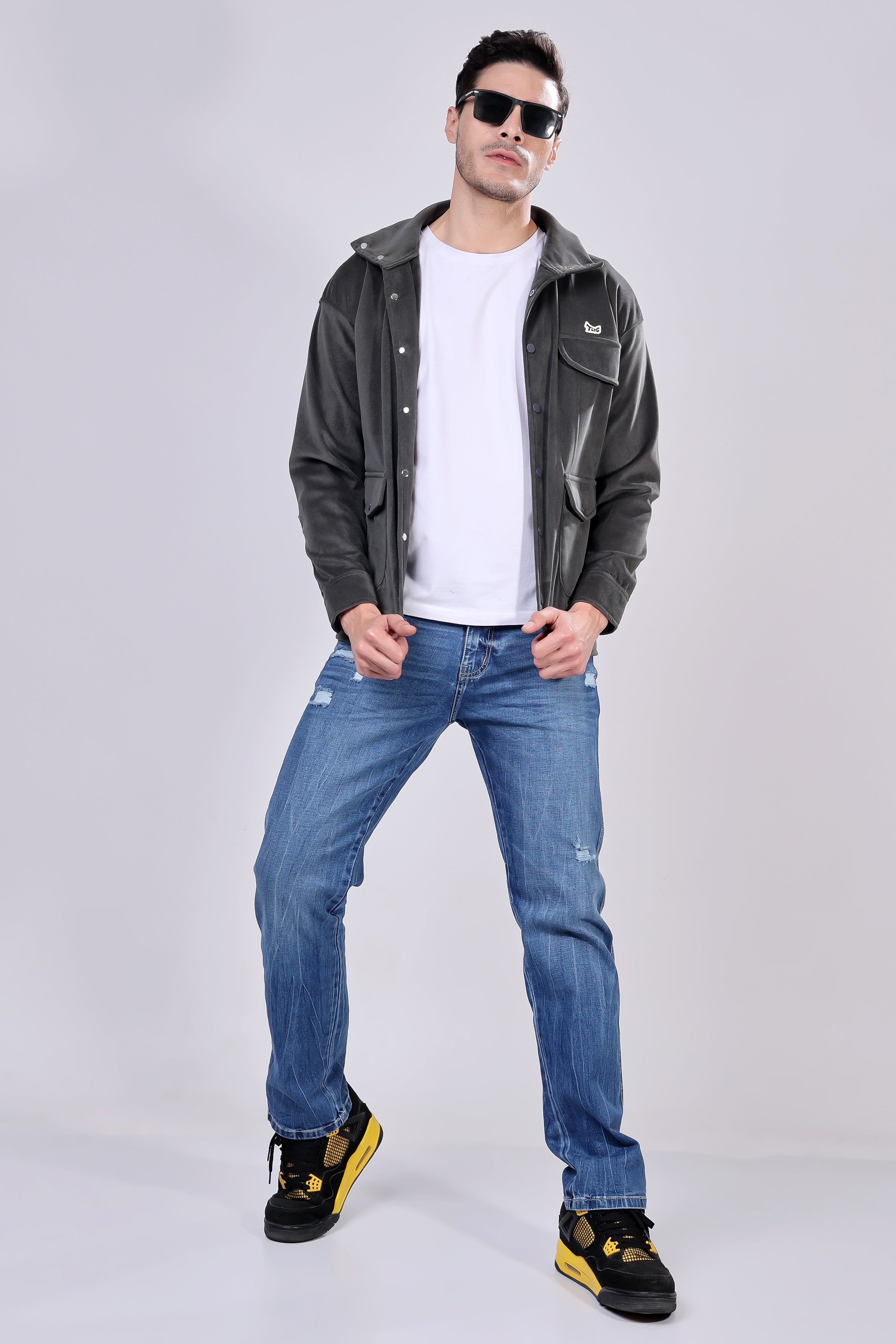 STYLOX Stylish Corduroy Solid Jacket - Stylox