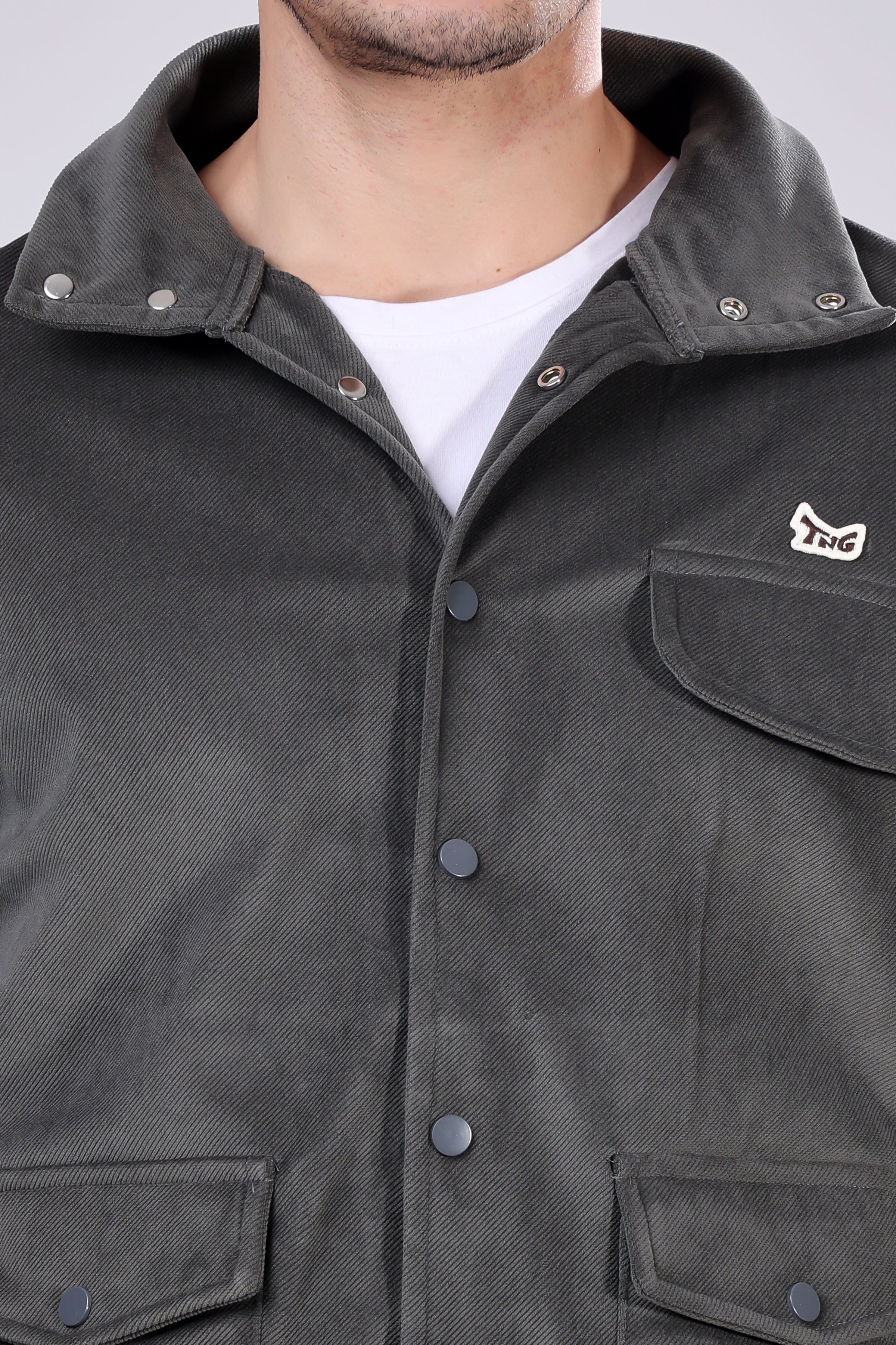 STYLOX Stylish Corduroy Solid Jacket - Stylox