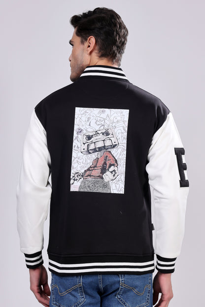 STYLOX Printed Varsity Jacket