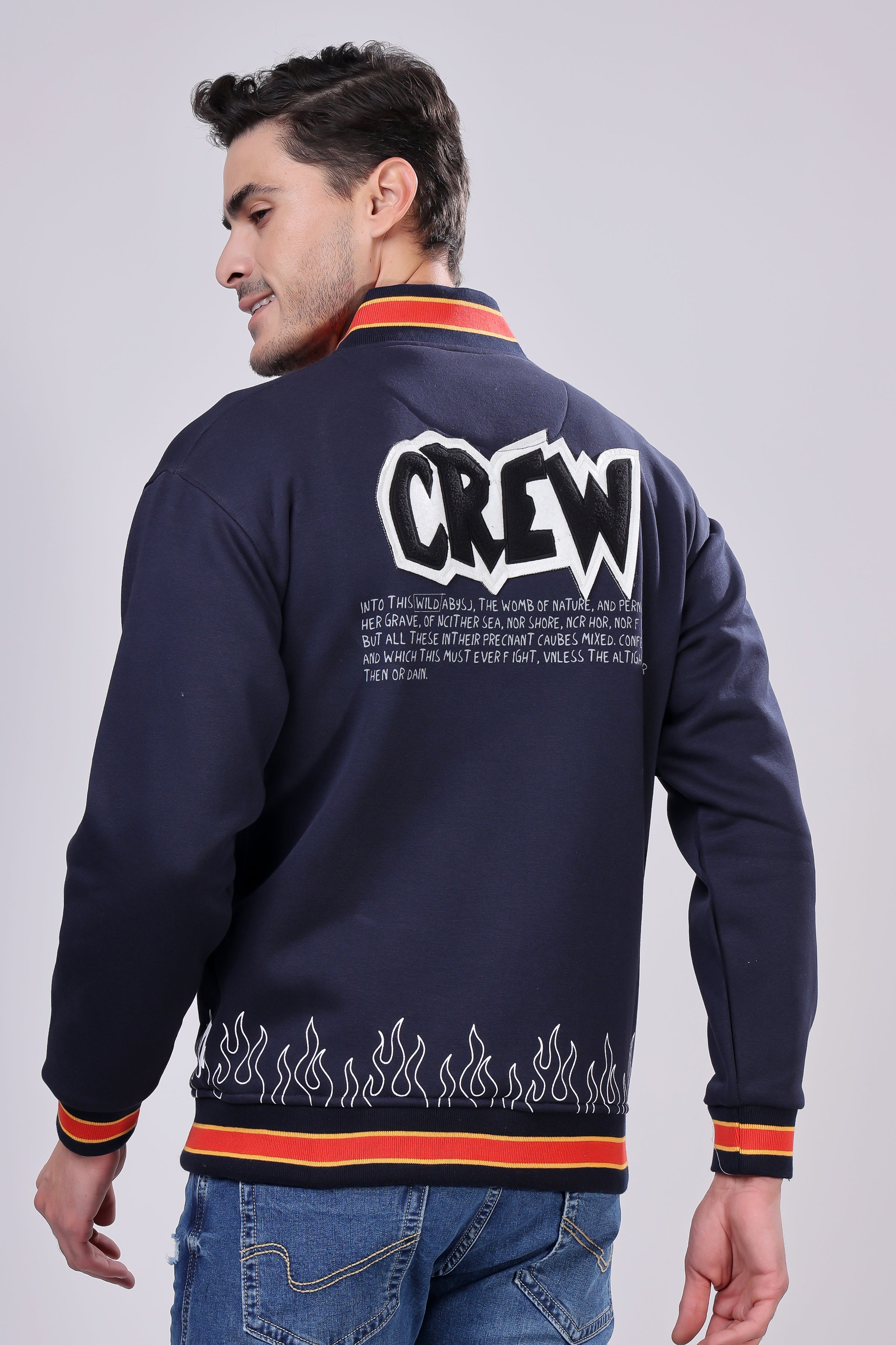 STYLOX Stylish Slim Fit Varsity Jacket