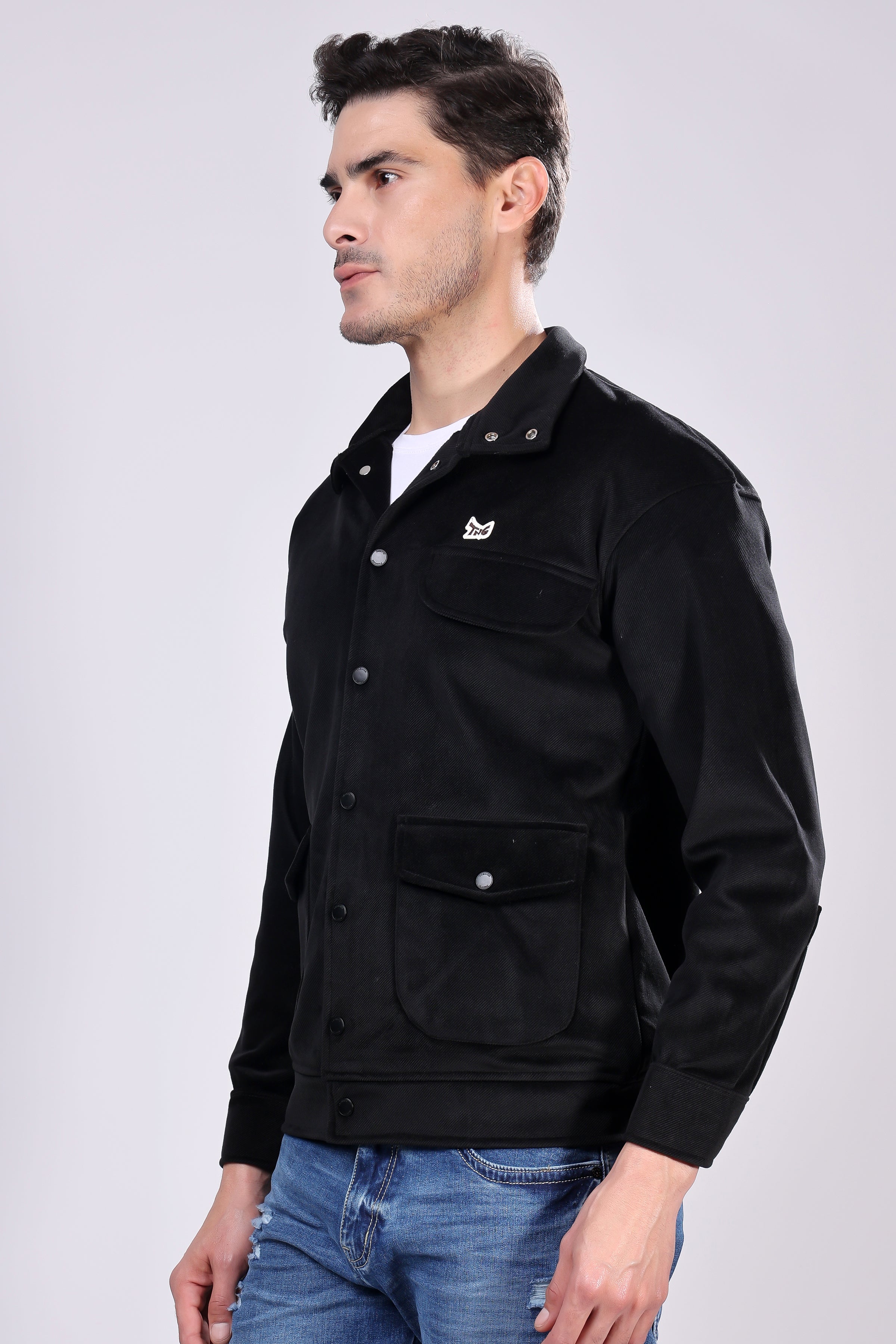 STYLOX Stylish Corduroy Solid Jacket - Stylox