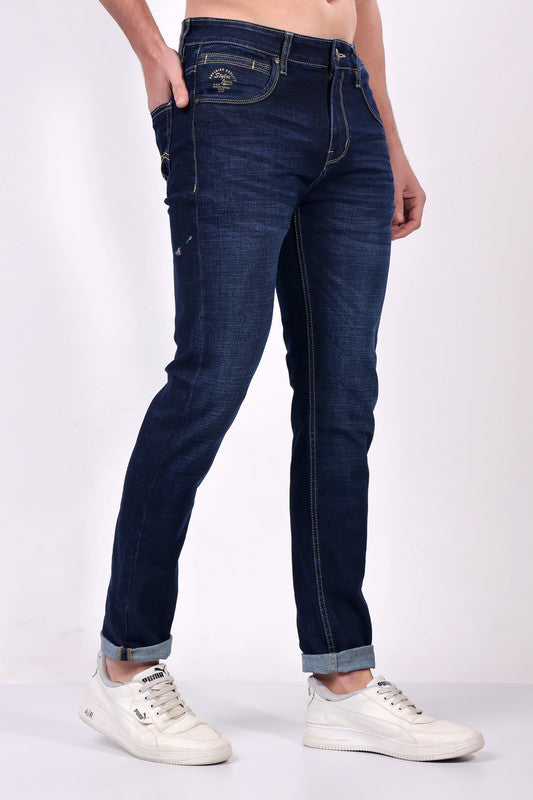 Stylox Slim Fit Denim Jeans for Men - Blue | - Stylox