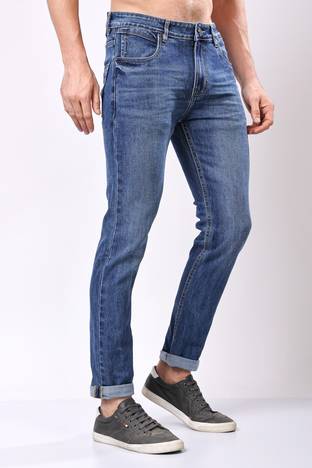 Stylox Slim Fit Denim Jeans - Light Blue,