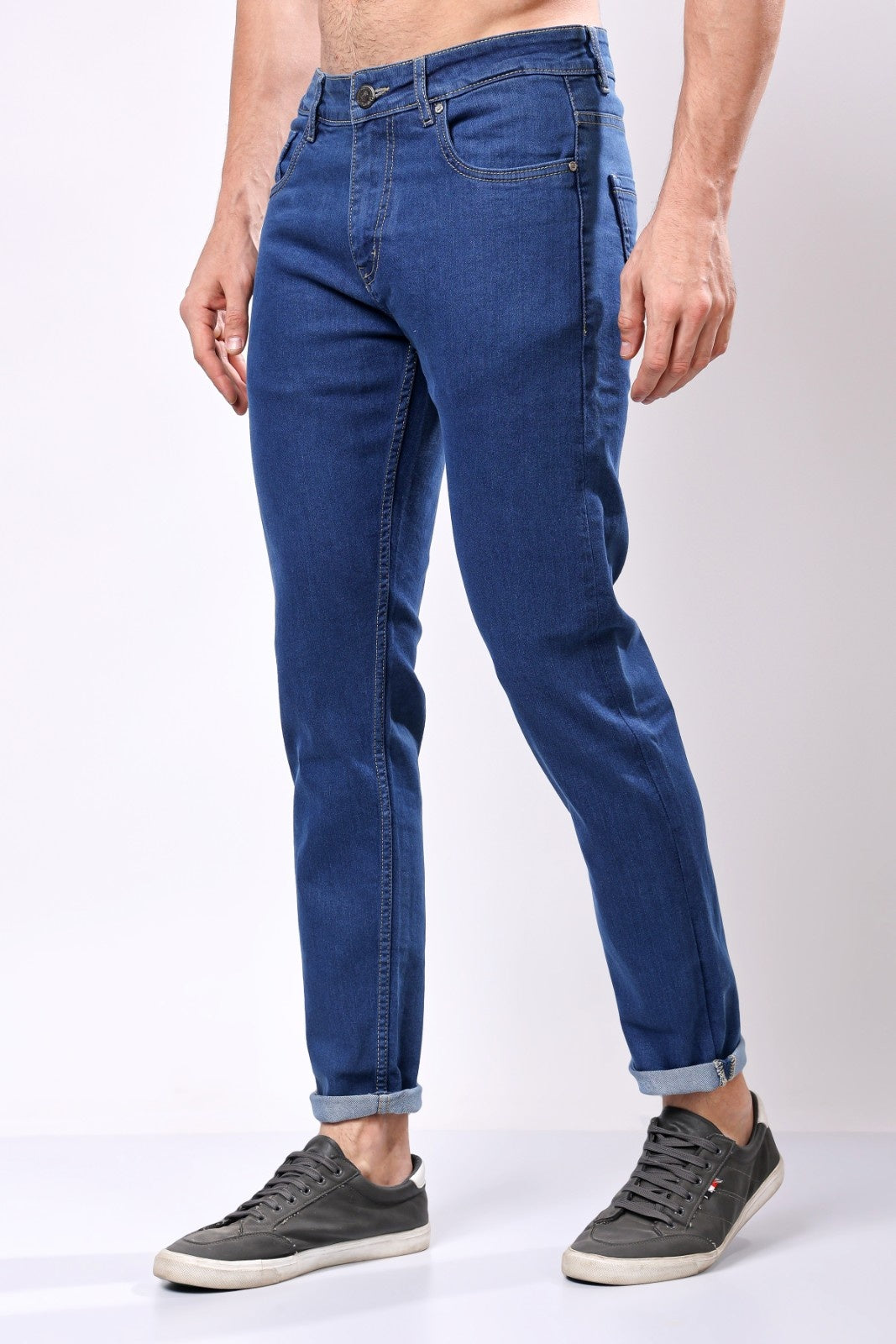 Stylox Slim Fit Denim Jeans - Blue,