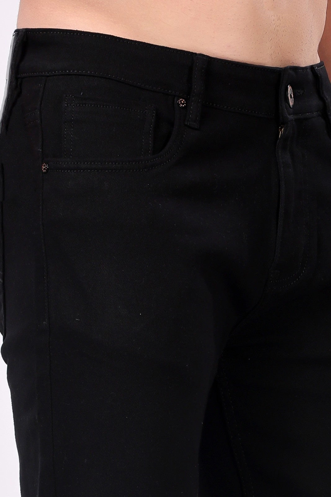 Stylox Comfort Fit Men's Denim Jeans - Black | - Stylox