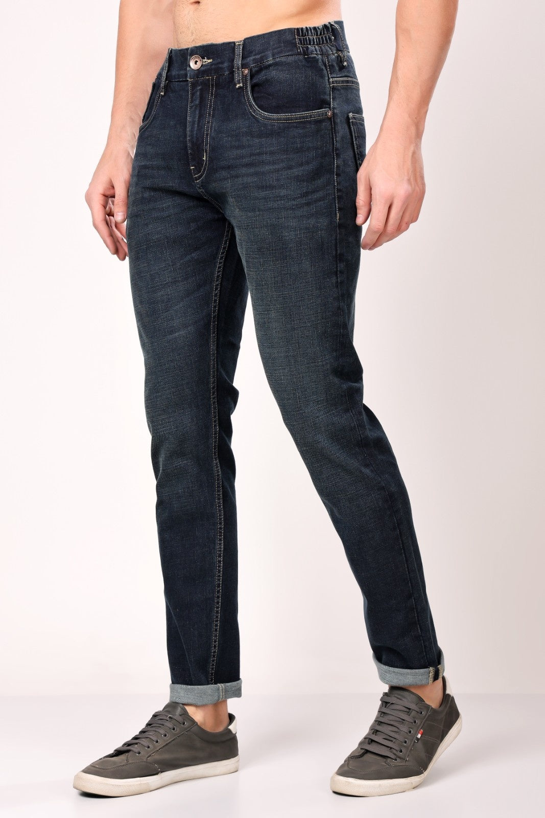 Stylox Slim Fit Denim Jeans - Black,