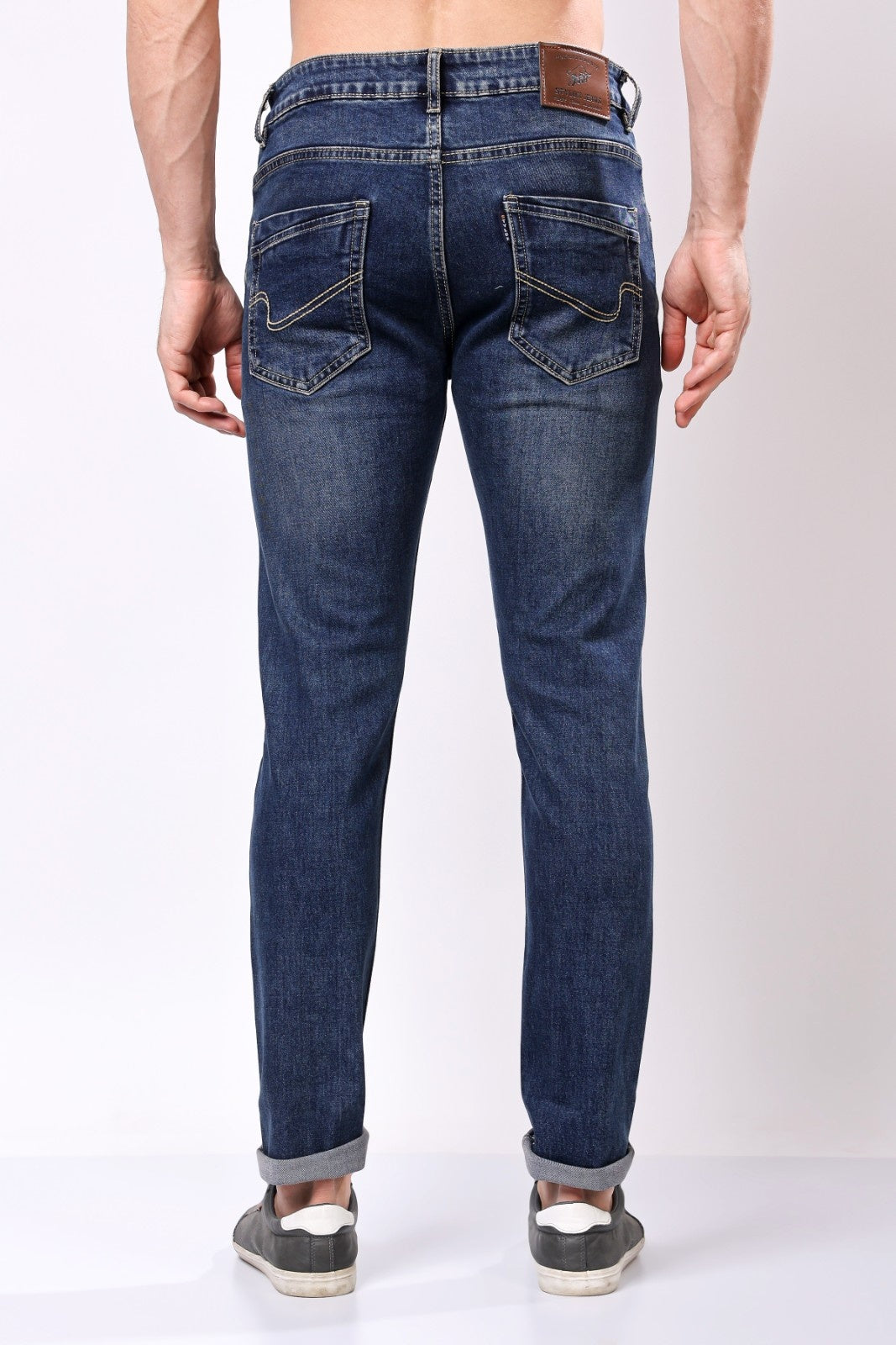 Stylox Slim Fit Denim Jeans - Dark Blue,
