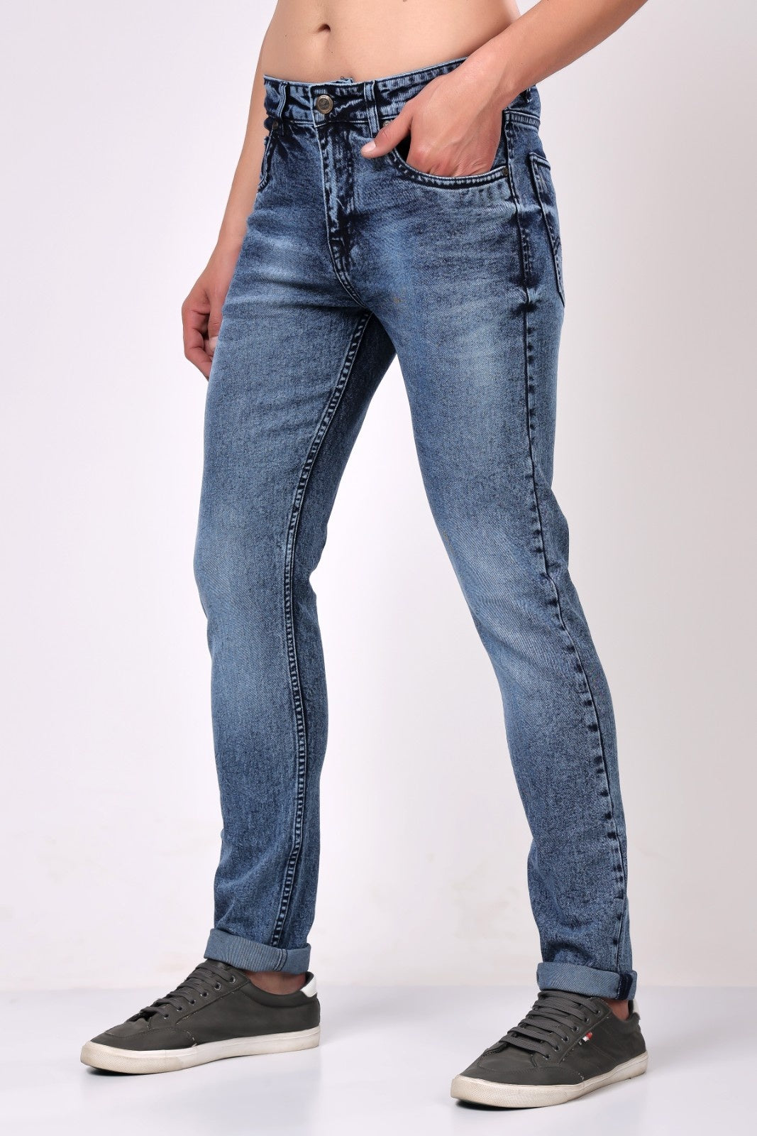 Stylox Slim Fit Denim Jeans - Blue,