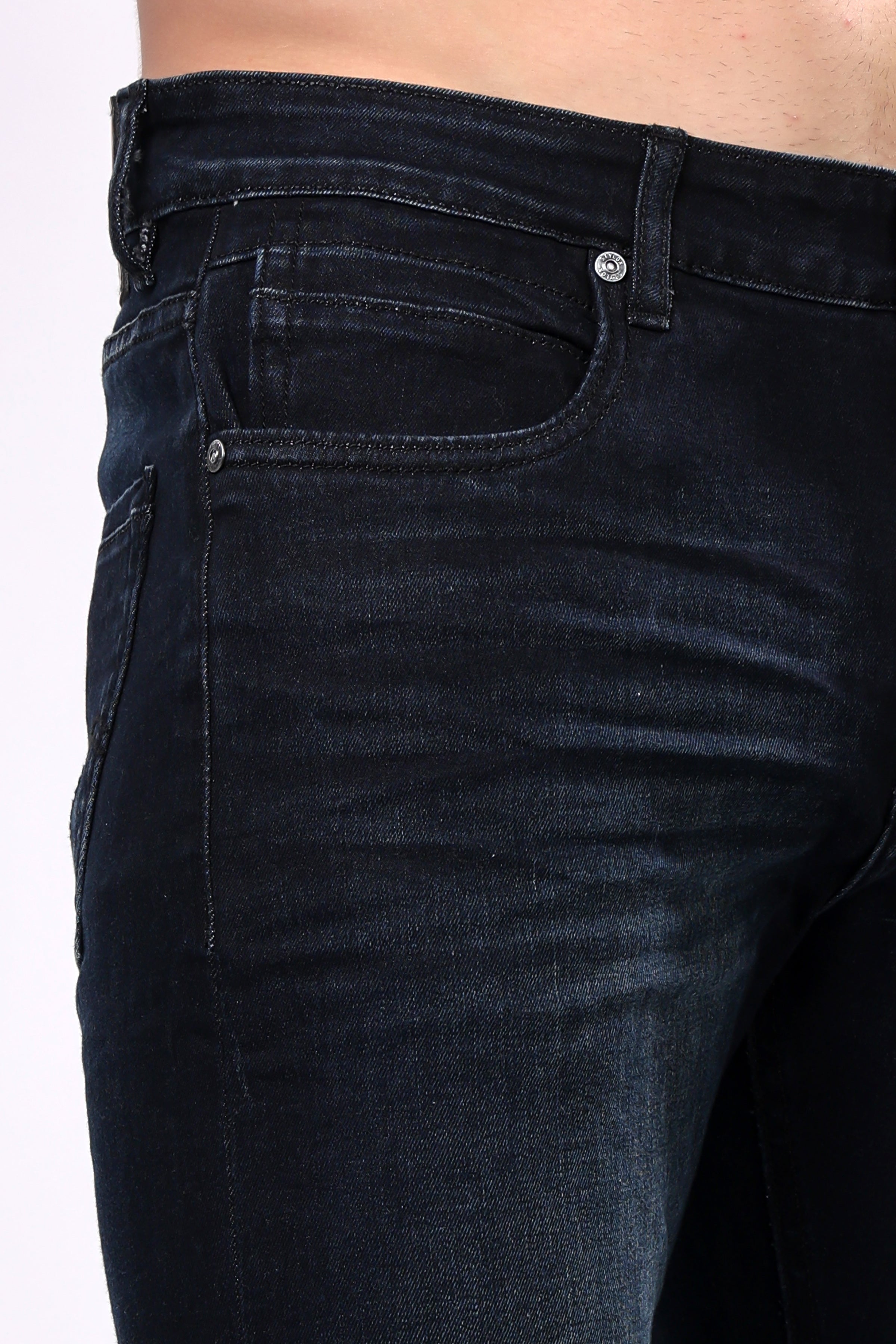 Stylox Slim Fit Denim Jeans - Black,