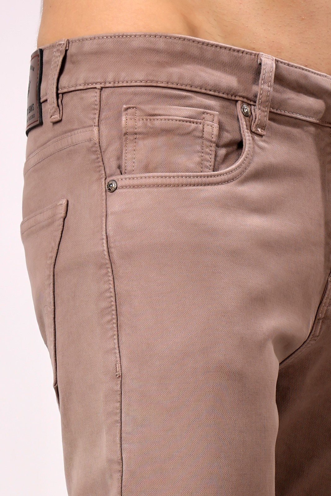Stylox Slim Fit Denim Jeans - Light Brown,